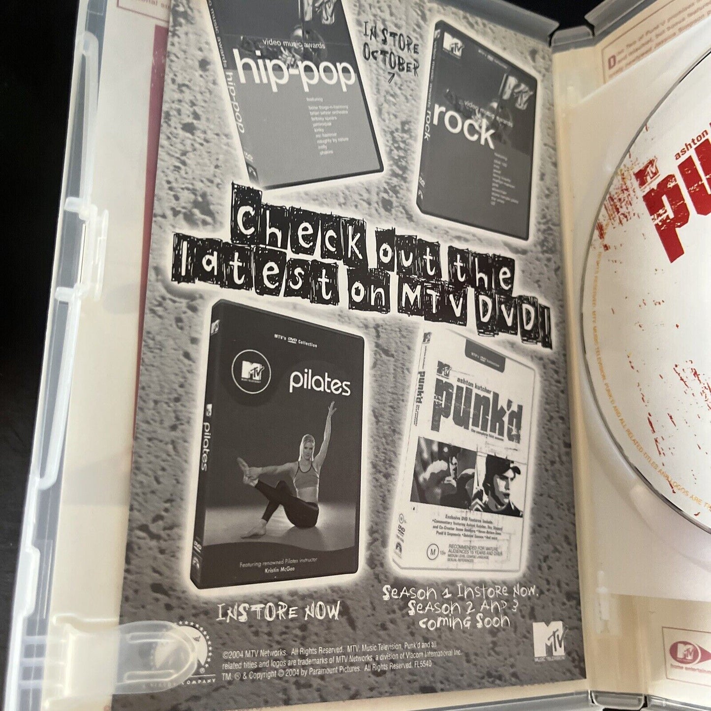Ashton Kutcher : Punk'd Season 1 & 2 (DVD, 2003, 4-Disc) Region 4