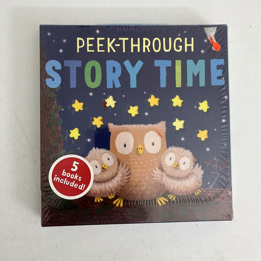 *New Sealed* Peek-Through Story Time by Tiger Tales - 5 Books Box Set