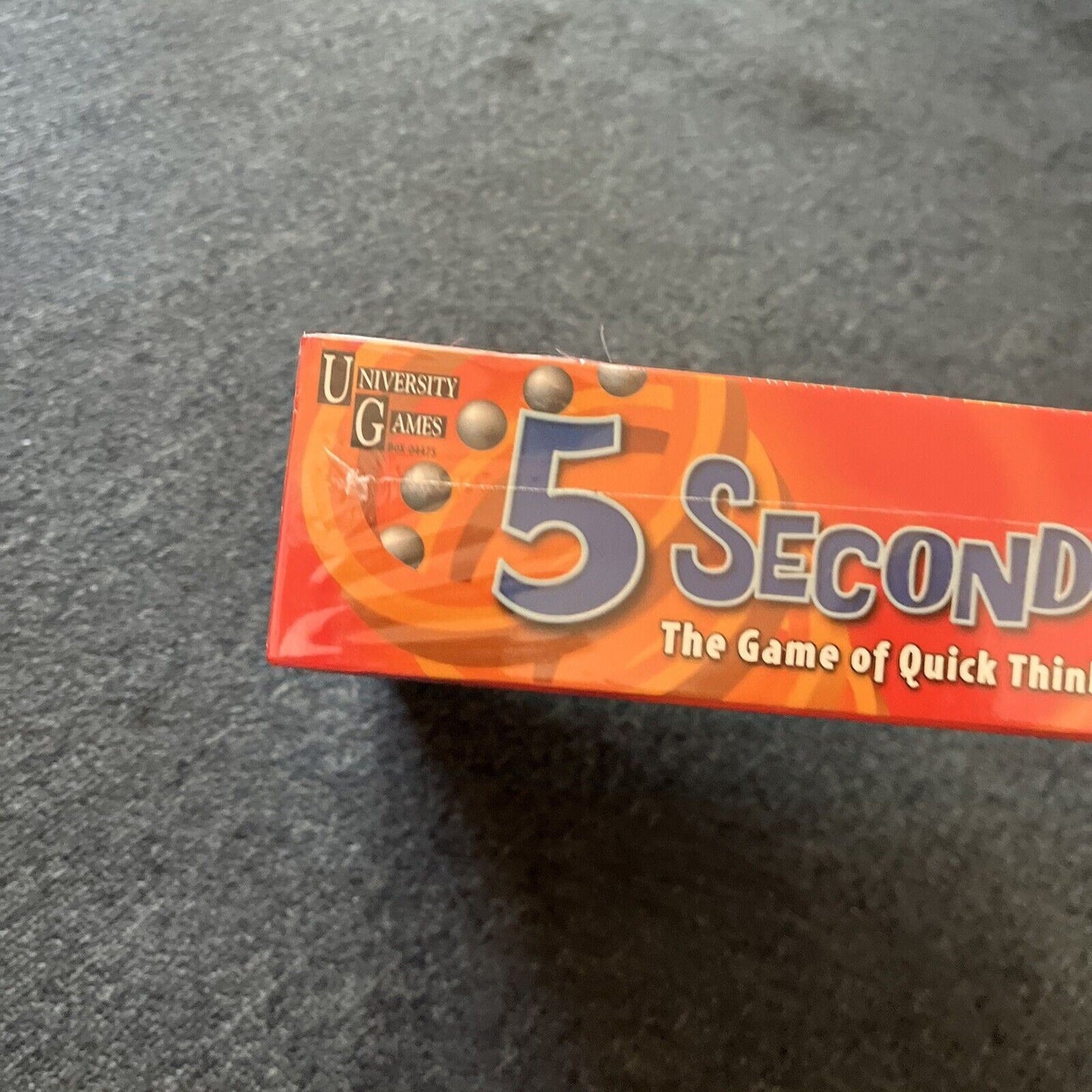 *New Sealed* 5 Second Rule Board Game by University Games
