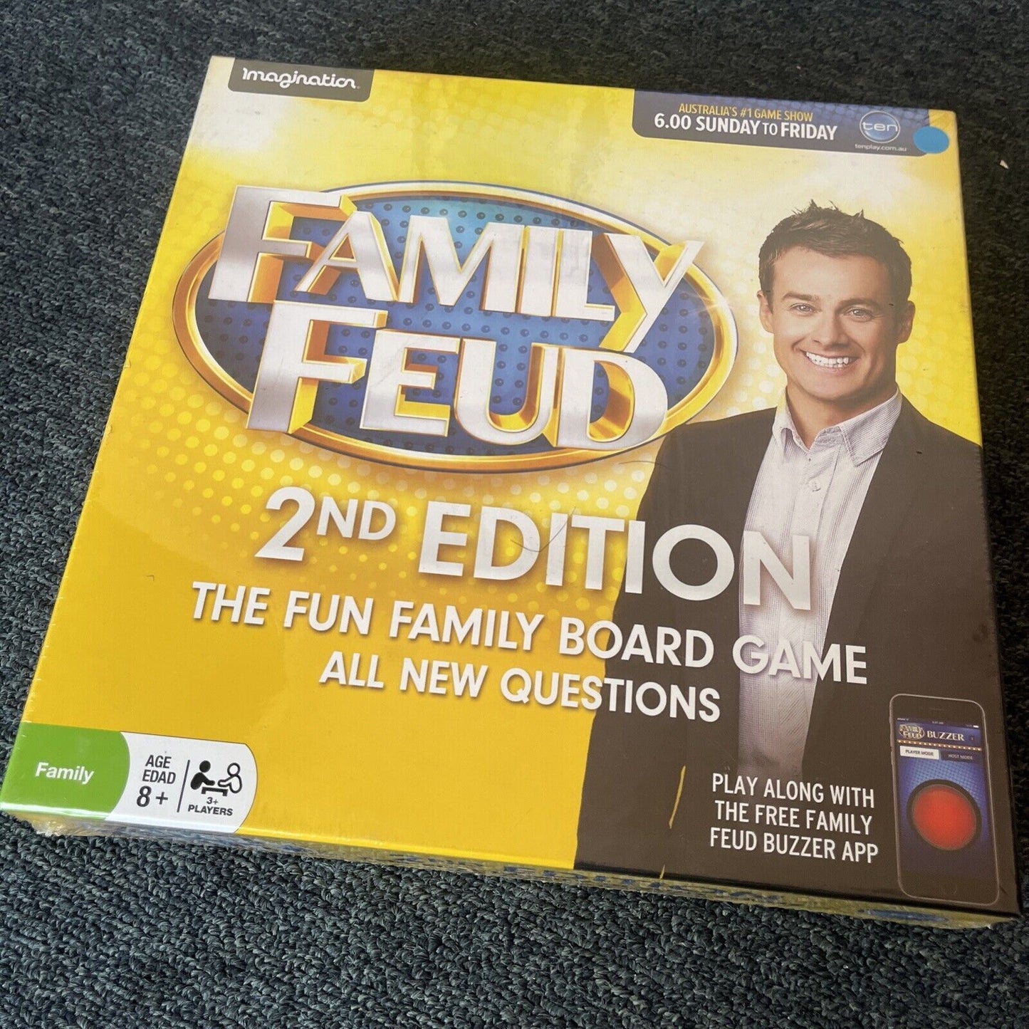 *New Sealed* Family Feud (2nd Australian Edition) Board Game 2015 Family Fun