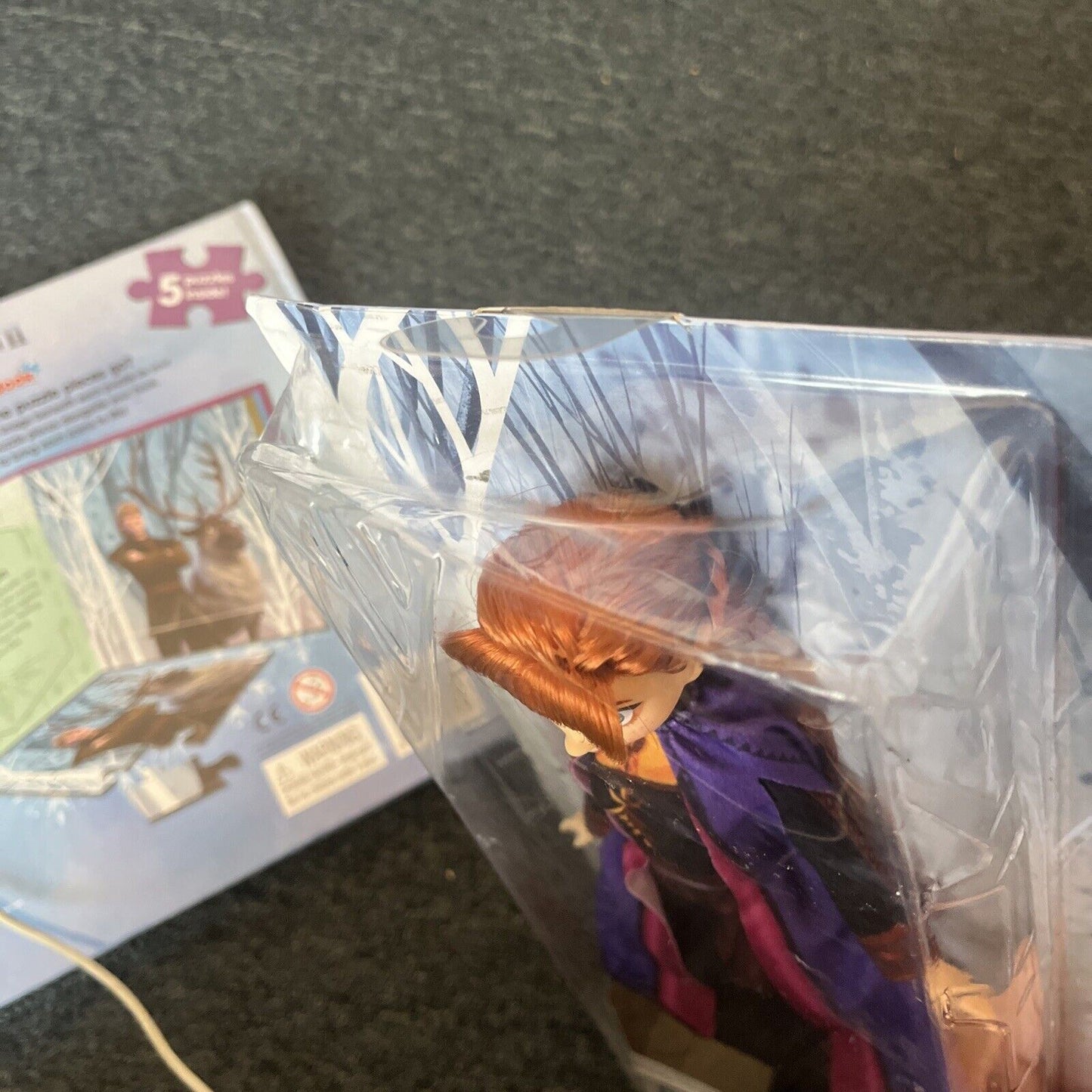 NEW Disney Frozen 2 ANNA Doll Hasbro 10" Figure & Frozen 2 Puzzle Book