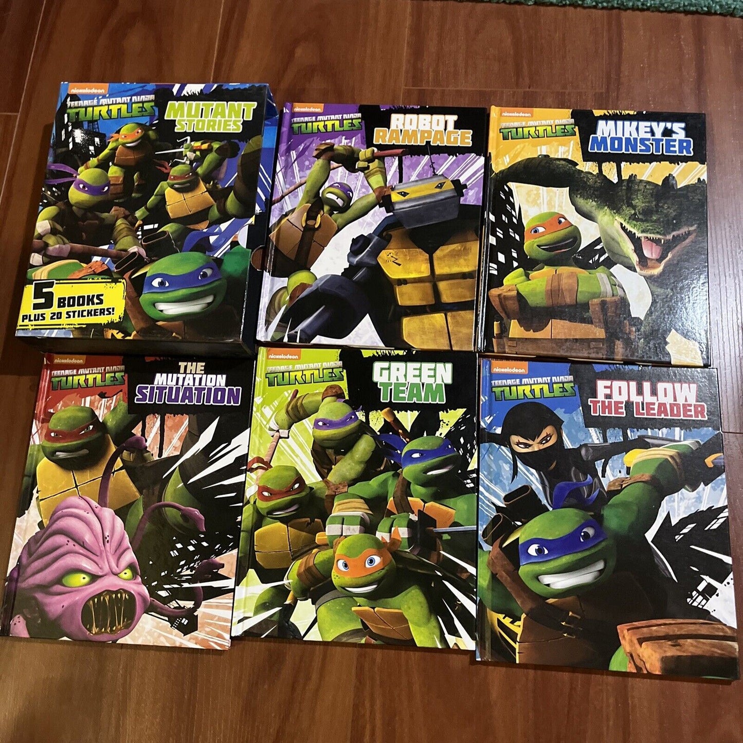 Teenage Mutant Ninja Turtles Mutant Stories 5 Books in Slip Case Nickelodeon