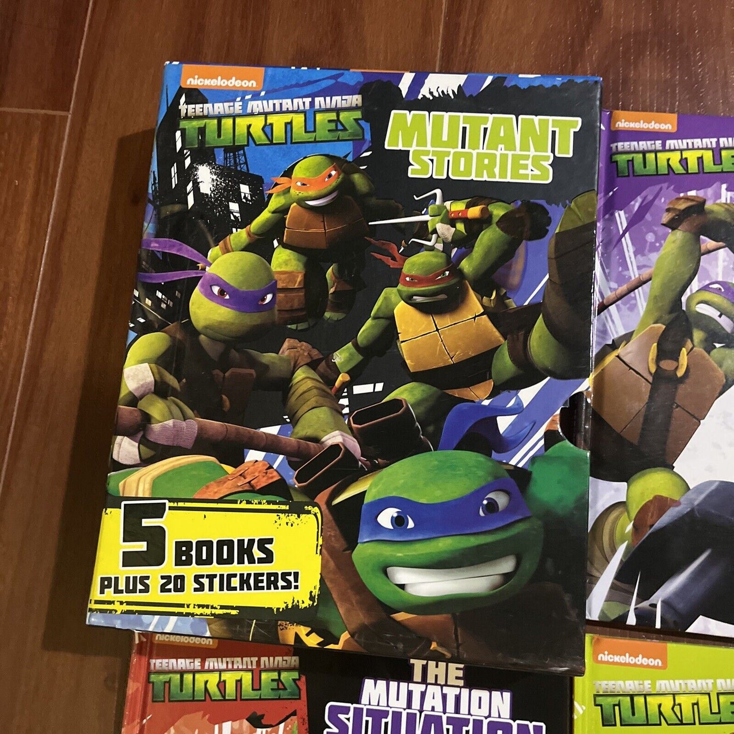 Teenage Mutant Ninja Turtles Mutant Stories 5 Books in Slip Case Nickelodeon
