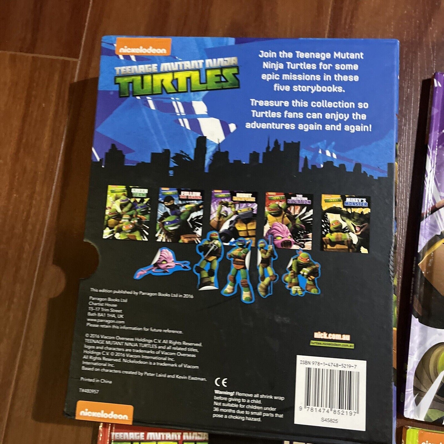 Teenage Mutant Ninja Turtles Mutant Stories 5 Books in Slip Case Nickelodeon
