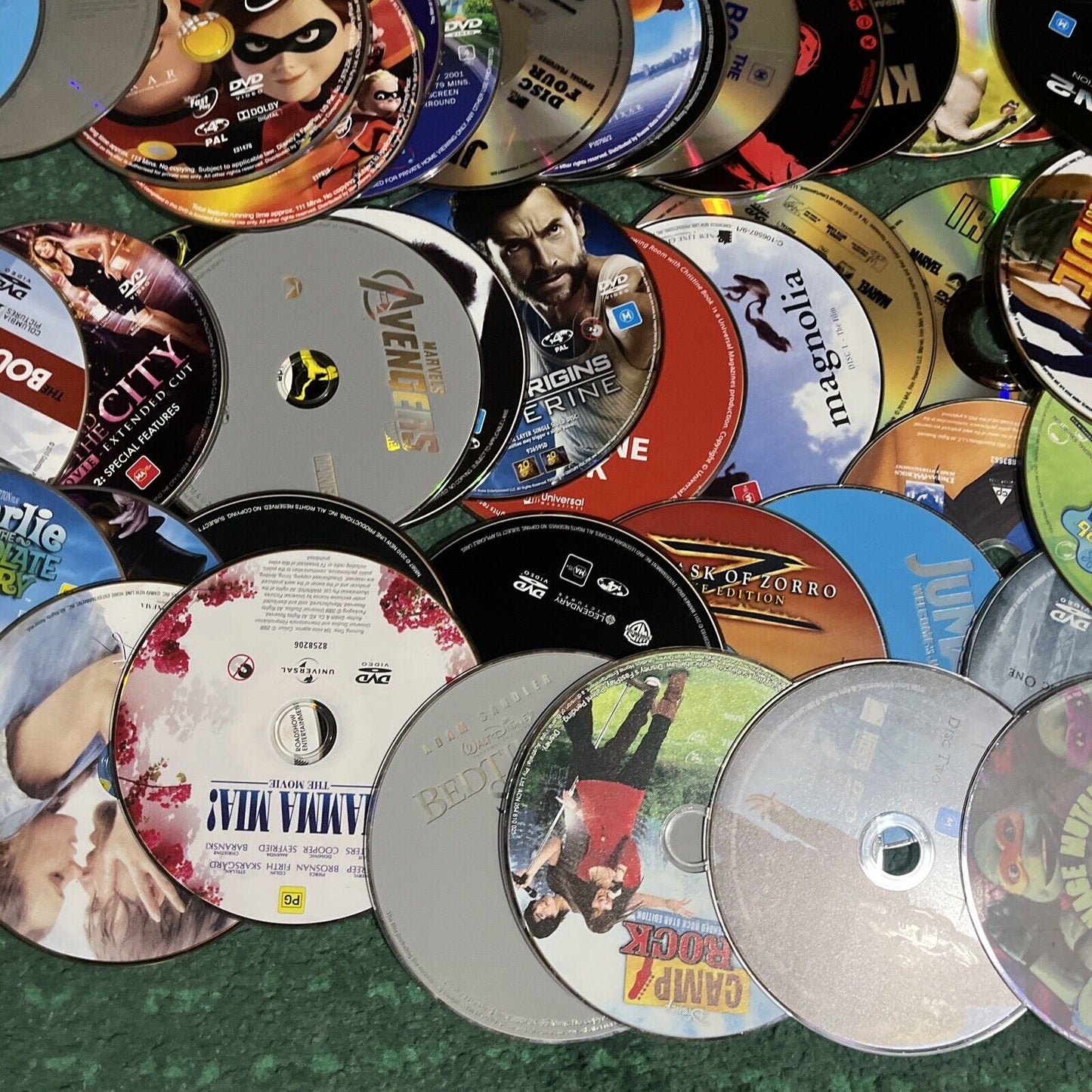 100x Genuine Loose Hollywood Action Adventure Drama DVDs Region 4