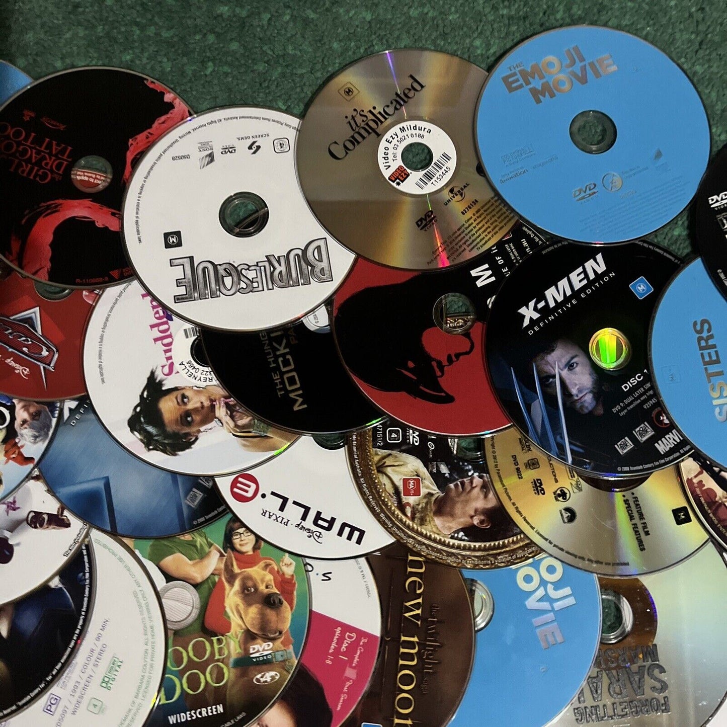 100x Genuine Loose Hollywood Action Adventure Drama DVDs Region 4
