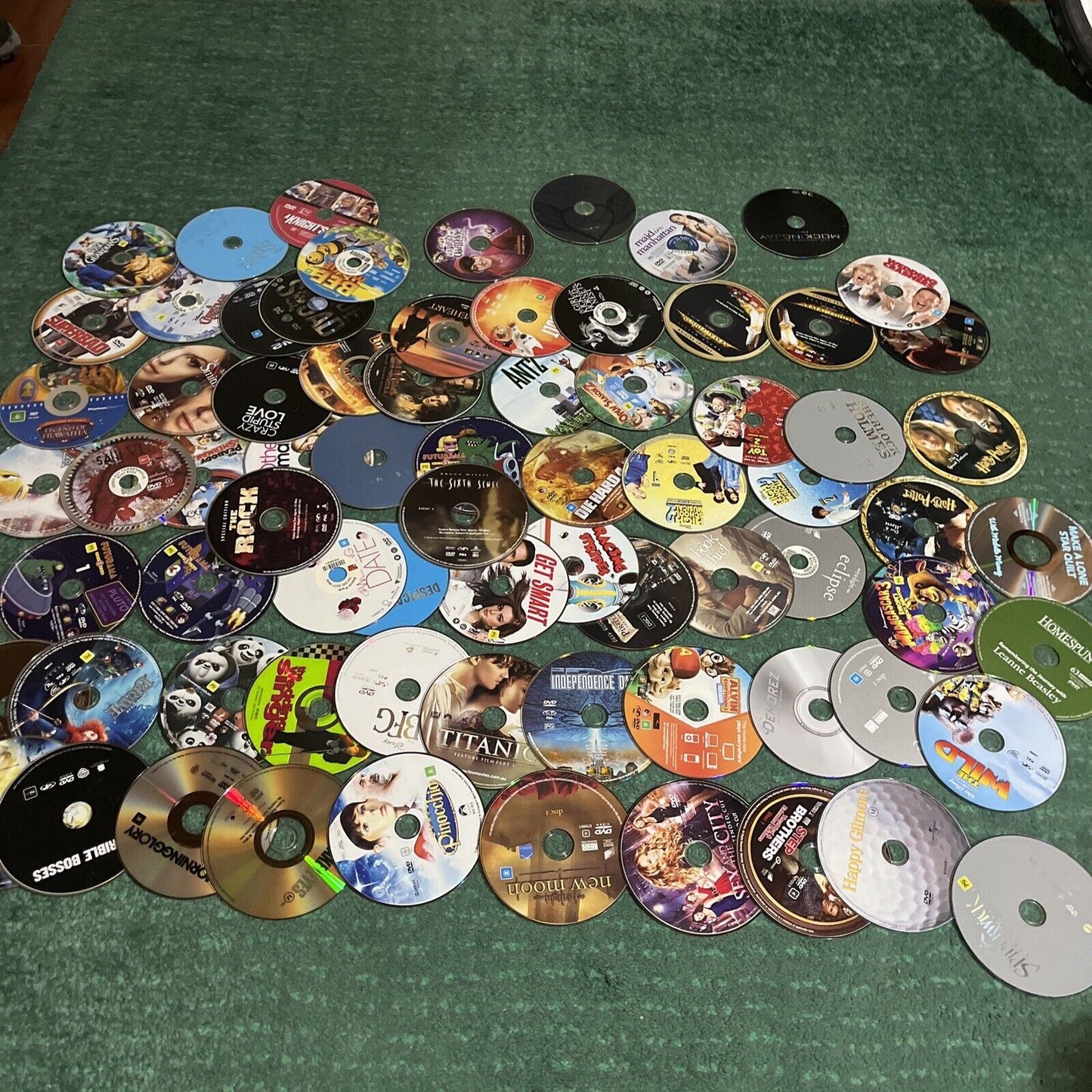 74x Genuine Loose Hollywood Action Adventure Drama DVDs Region 4