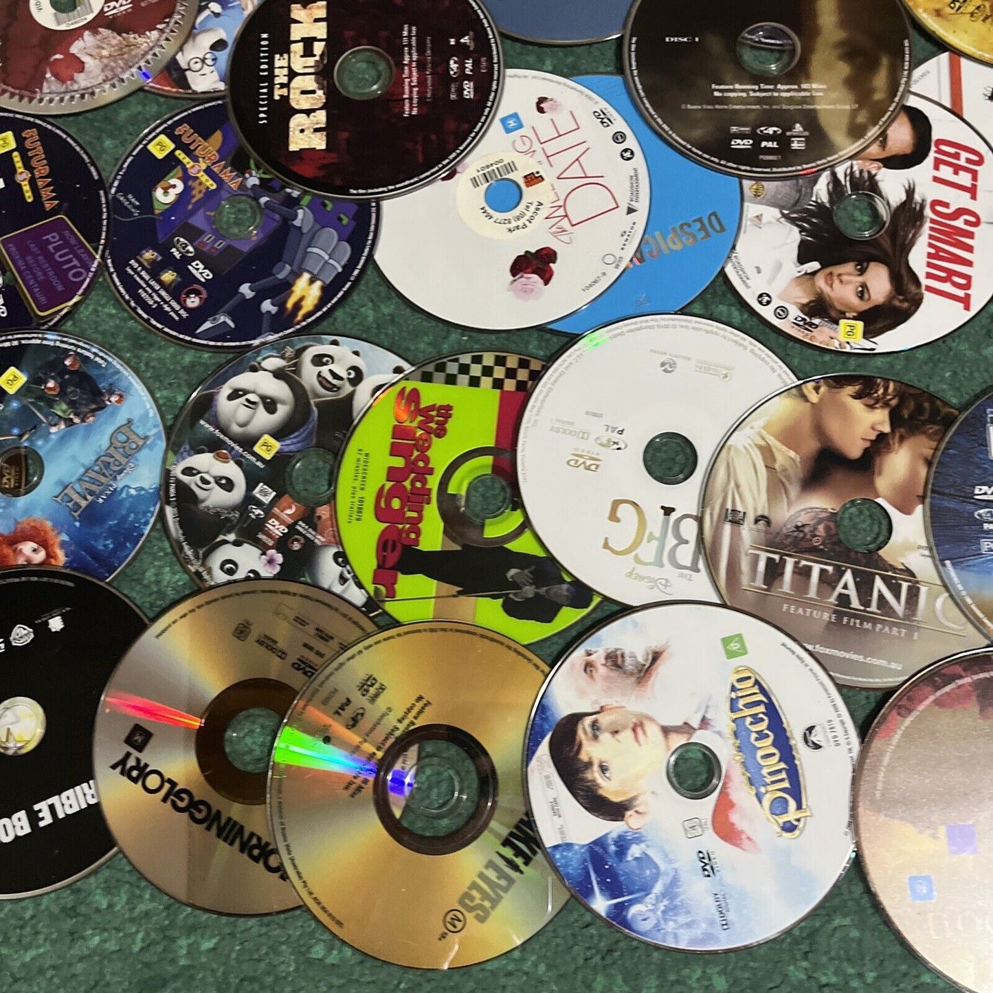 74x Genuine Loose Hollywood Action Adventure Drama DVDs Region 4