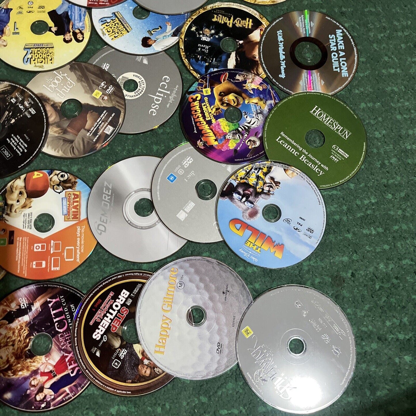 74x Genuine Loose Hollywood Action Adventure Drama DVDs Region 4