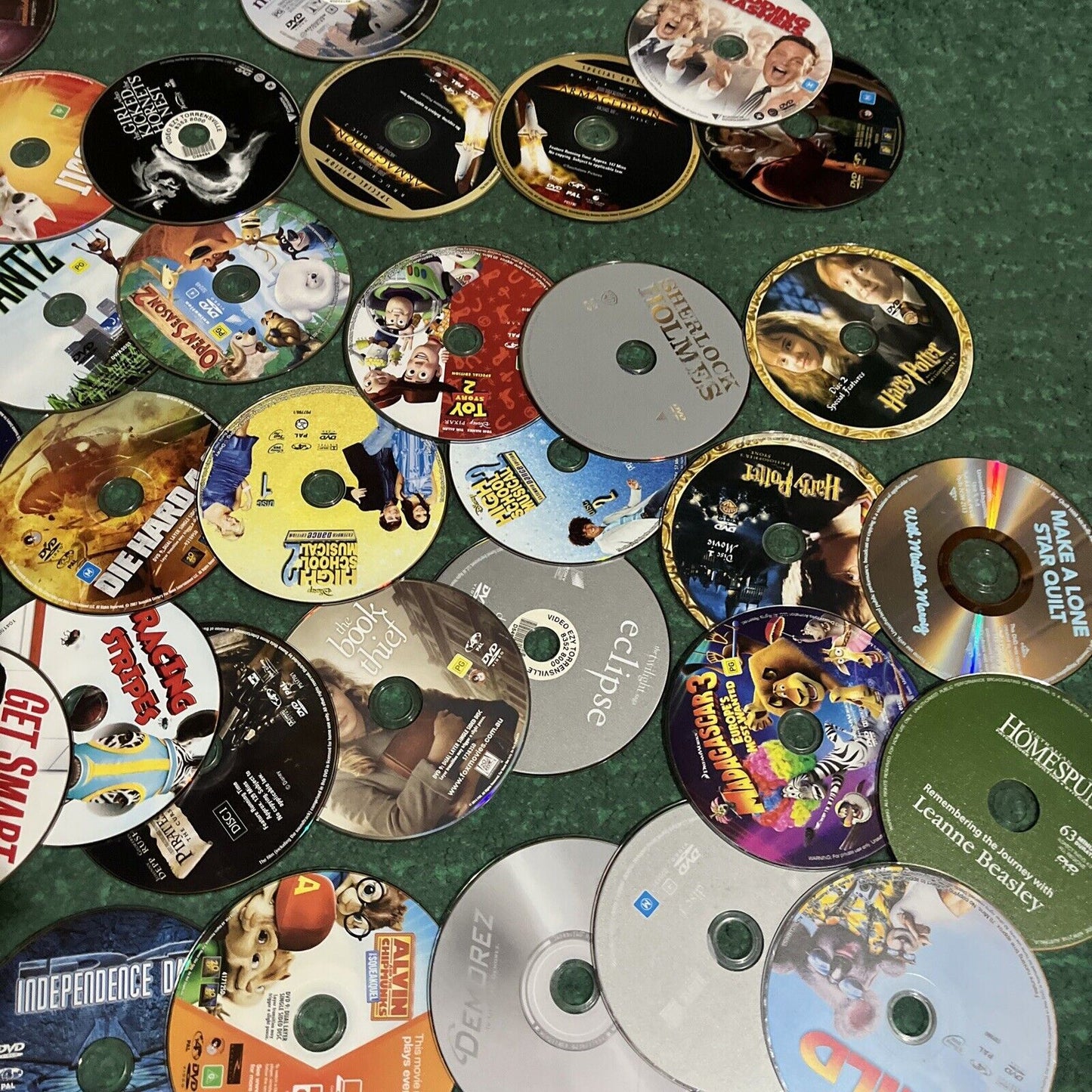74x Genuine Loose Hollywood Action Adventure Drama DVDs Region 4