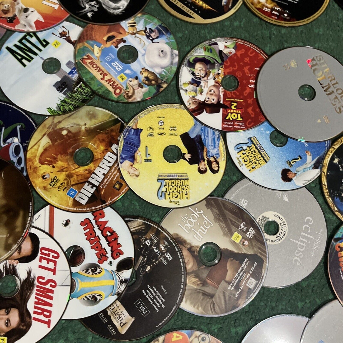 74x Genuine Loose Hollywood Action Adventure Drama DVDs Region 4