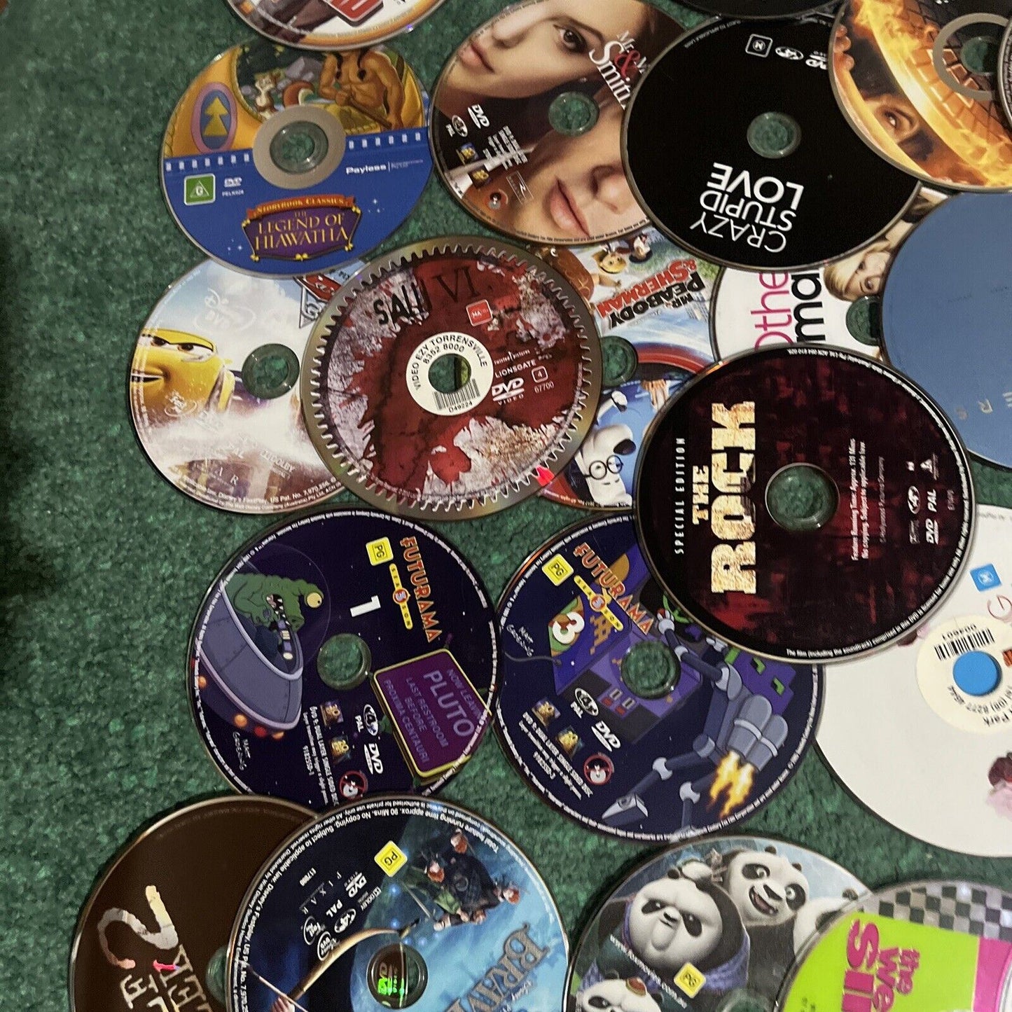 74x Genuine Loose Hollywood Action Adventure Drama DVDs Region 4