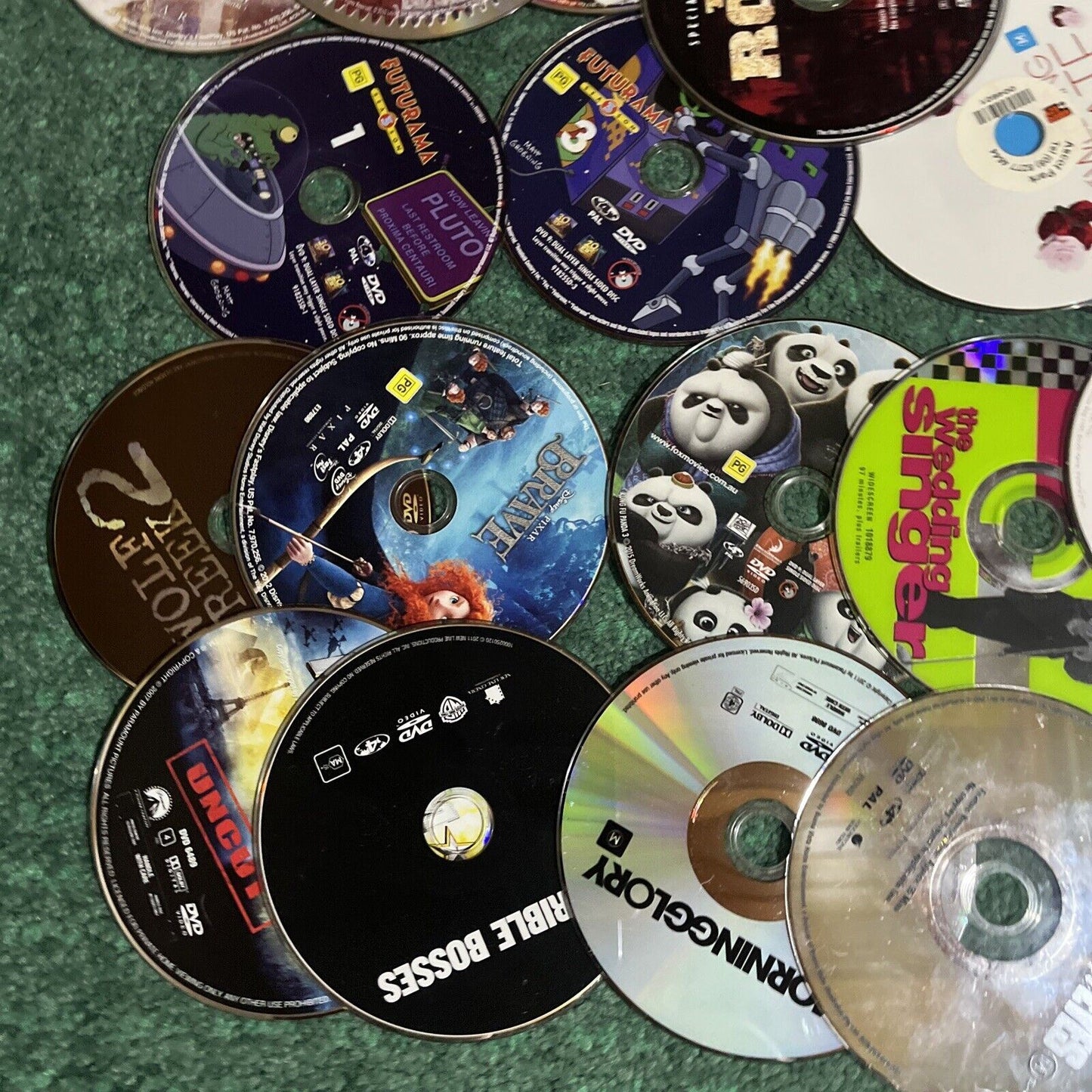 74x Genuine Loose Hollywood Action Adventure Drama DVDs Region 4