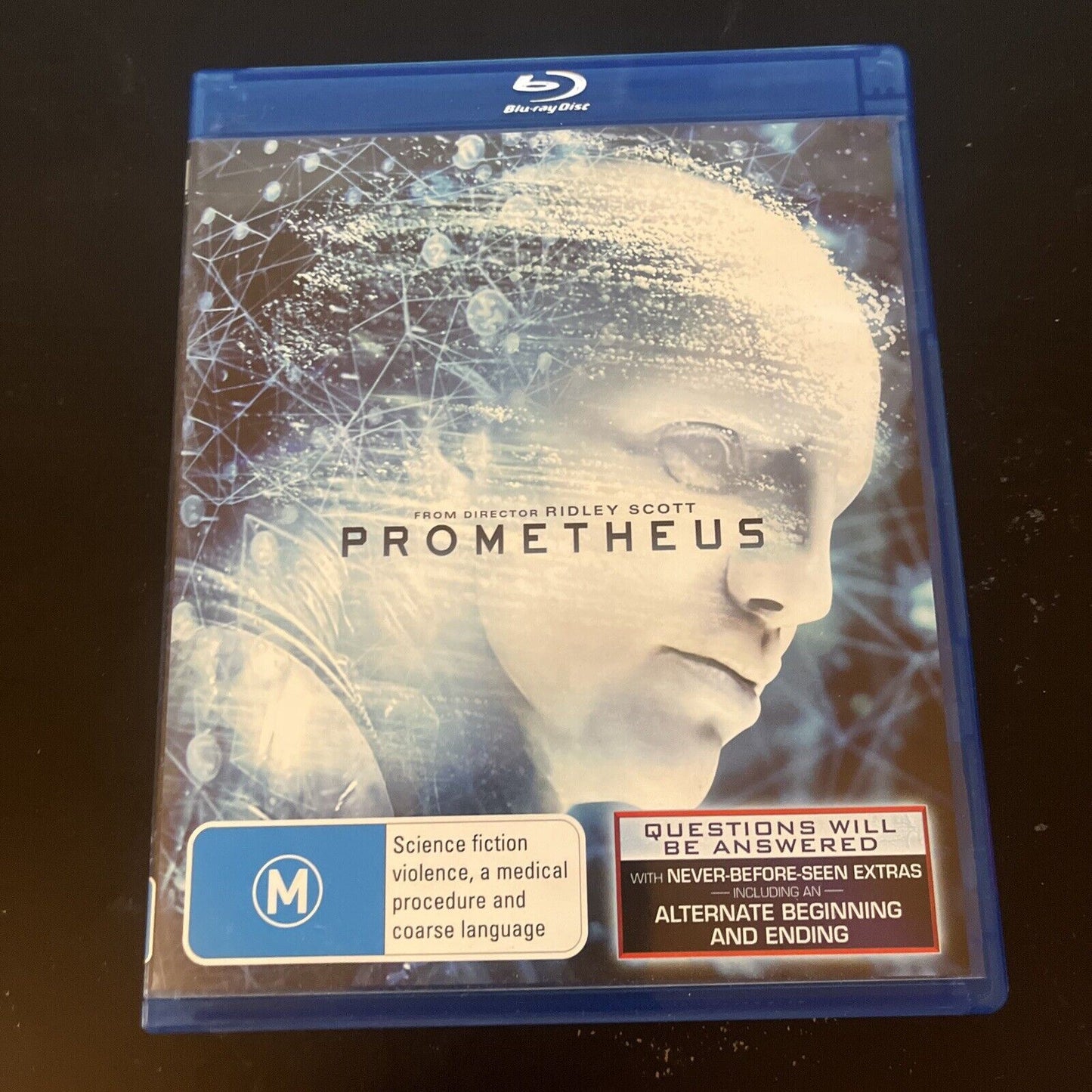 Prometheus (Blu-ray, 2012) Noomi Rapace Sci-Fi Region B