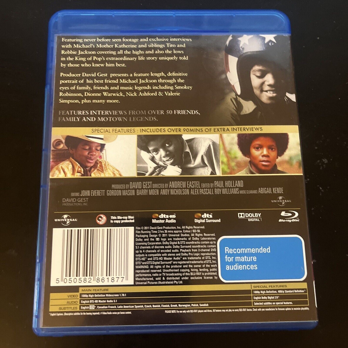 Michael Jackson - The Life Of An Icon (Blu-ray, 2011) Region B