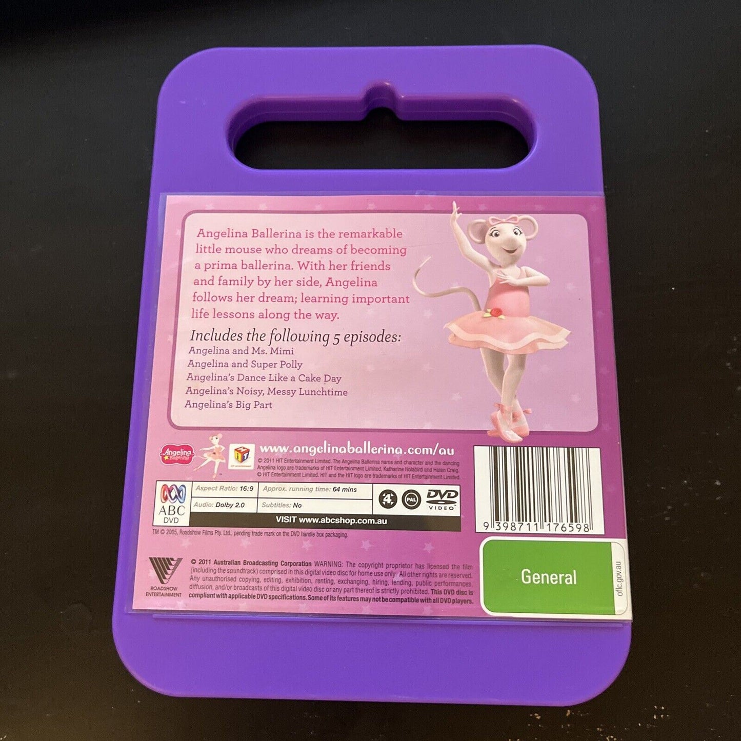 Angelina Ballerina - Super Polly (DVD, 2011) Region 4