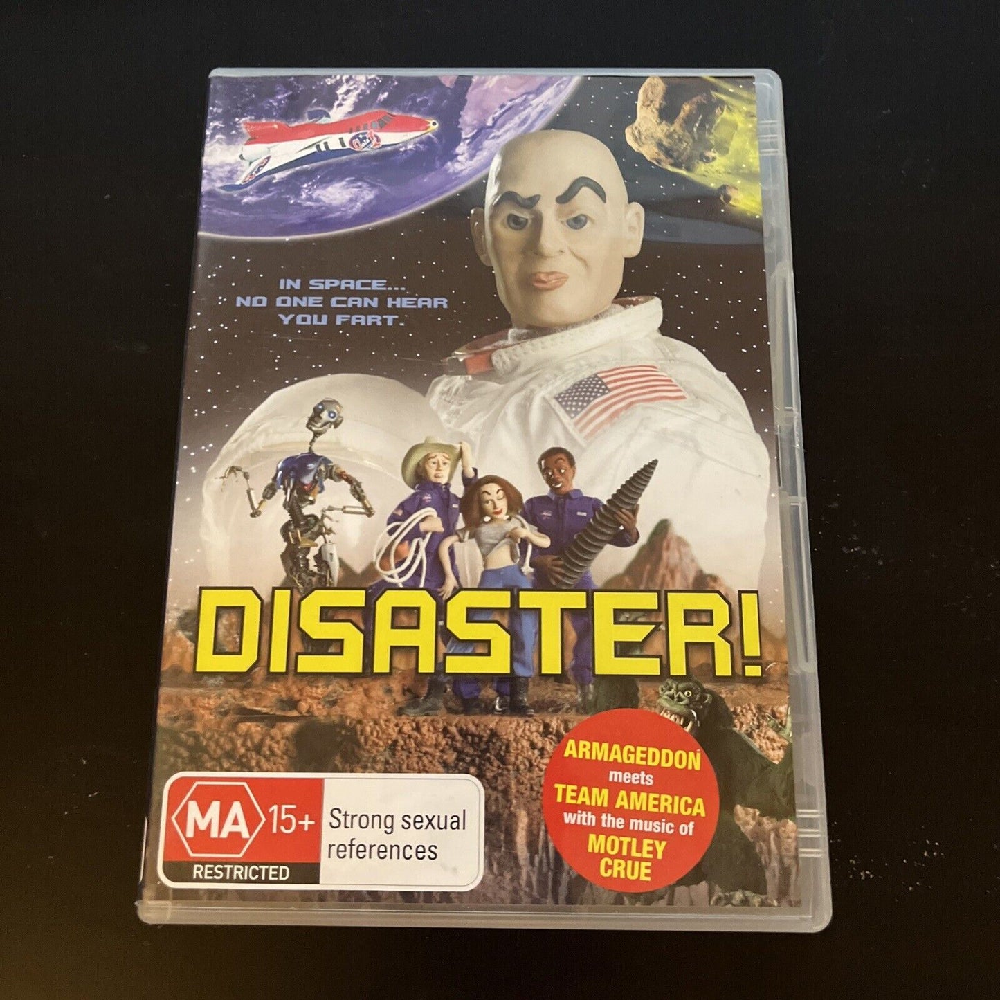 Disaster (DVD, 2007) Tommy Lee, Mick Mars, Glenn Morshower, Vince Neil Region 4