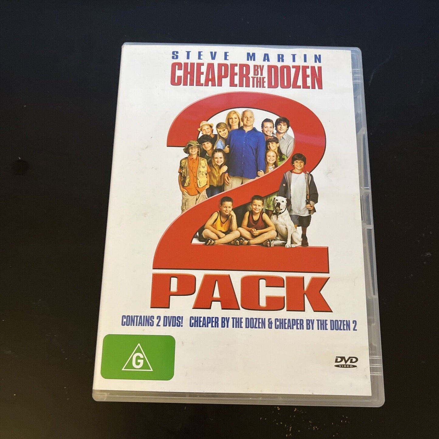 Cheaper By The Dozen 1 &2 (DVD, 2005, 2-Disc) Steve Martin, Bonnie Hunt Region 4