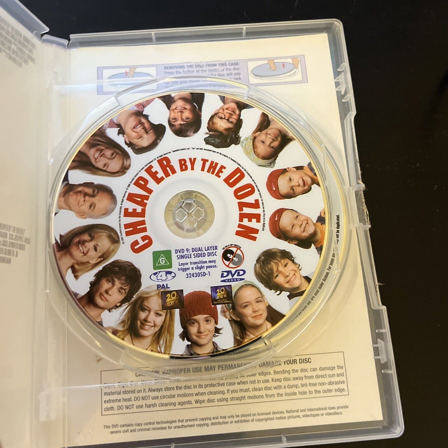 Cheaper By The Dozen 1 &2 (DVD, 2005, 2-Disc) Steve Martin, Bonnie Hunt Region 4