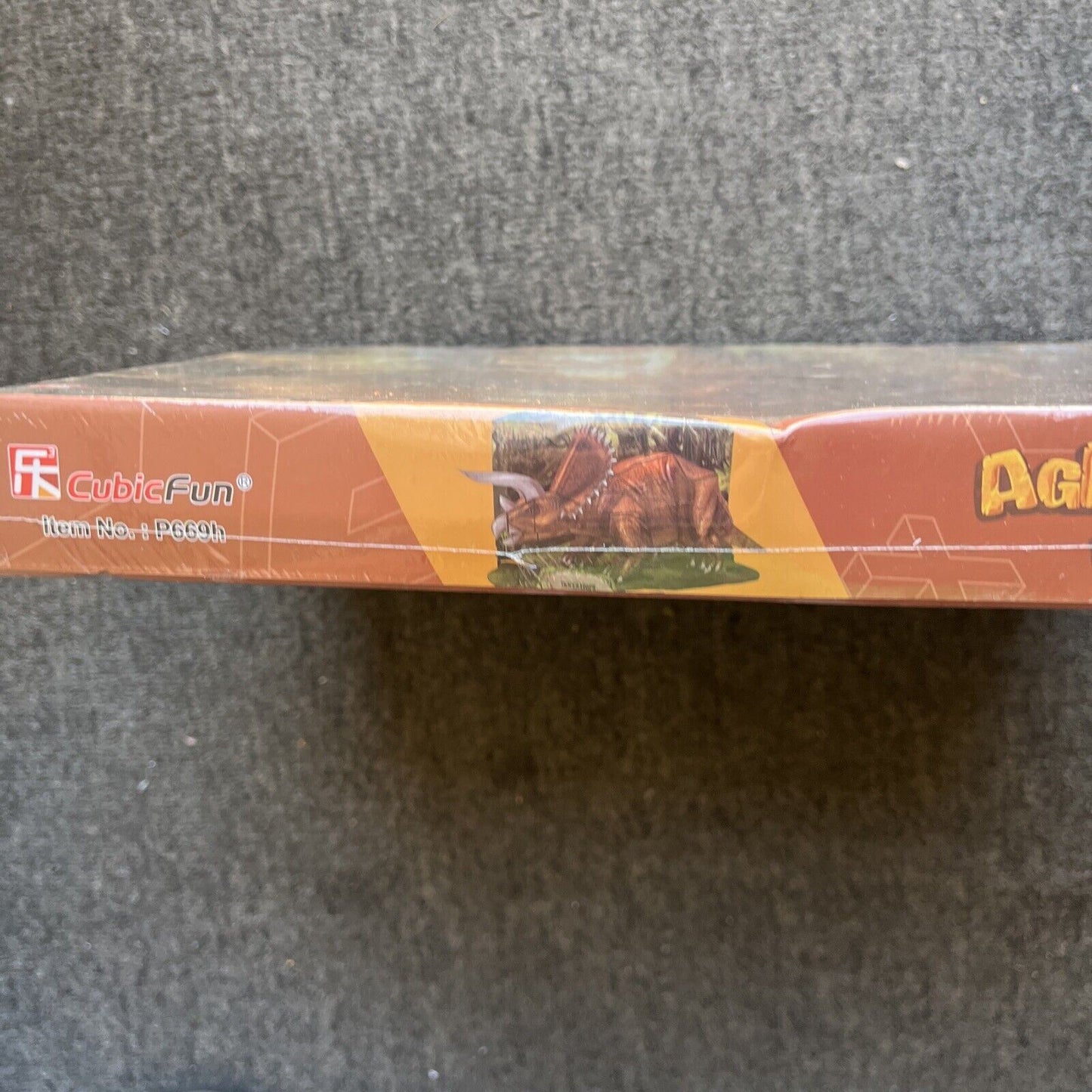 *New Sealed* Ace Of Dinos Triceratops 3D Paper Puzzle Age 8+ Cubic Fun
