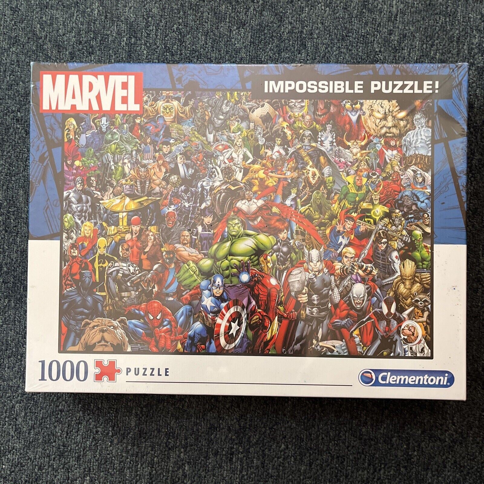 Clementoni Marvel Impossible Puzzle! 1000 Piece Jigsaw Puzzle
