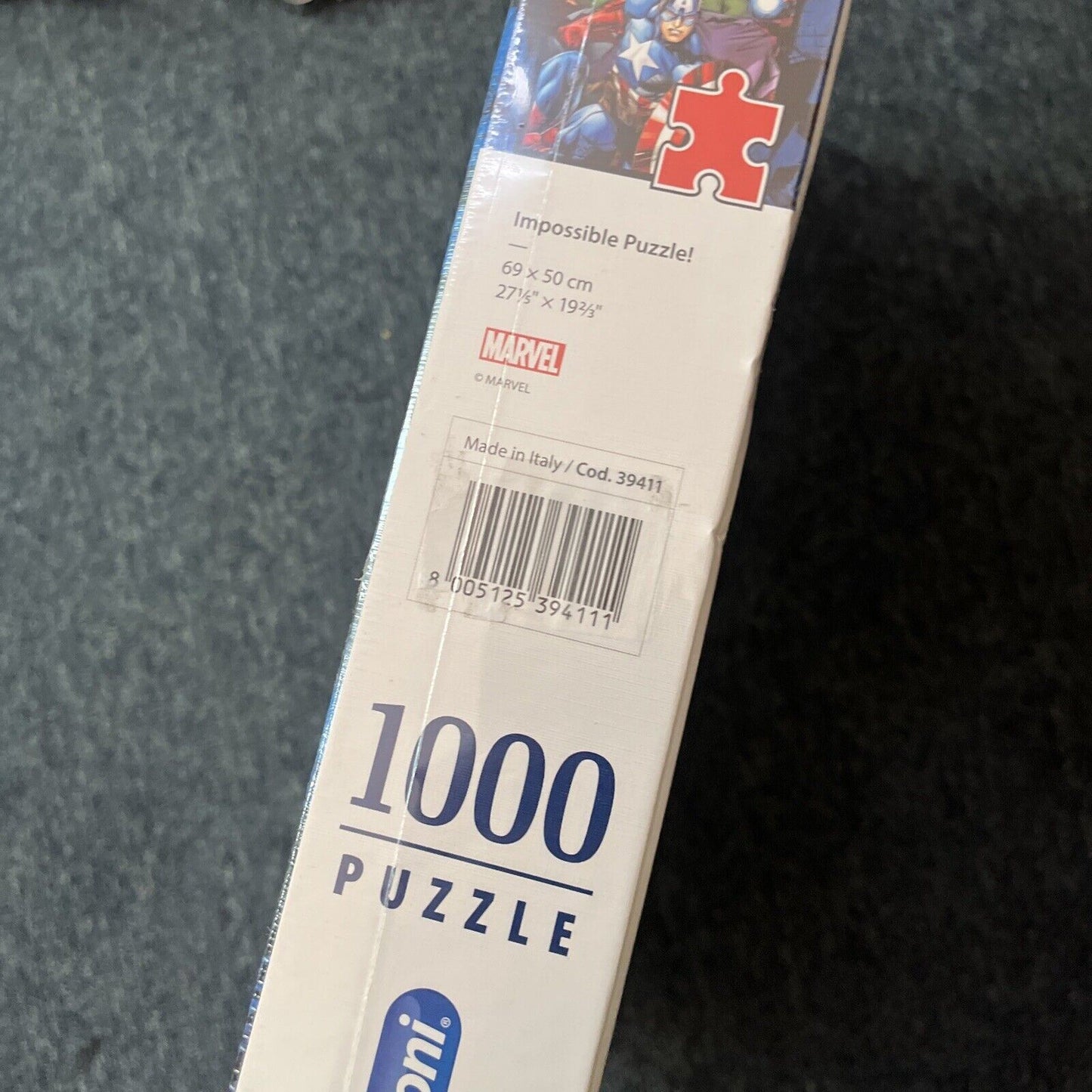 Clementoni Marvel Impossible Puzzle Jigsaw Puzzle 1000 Pce