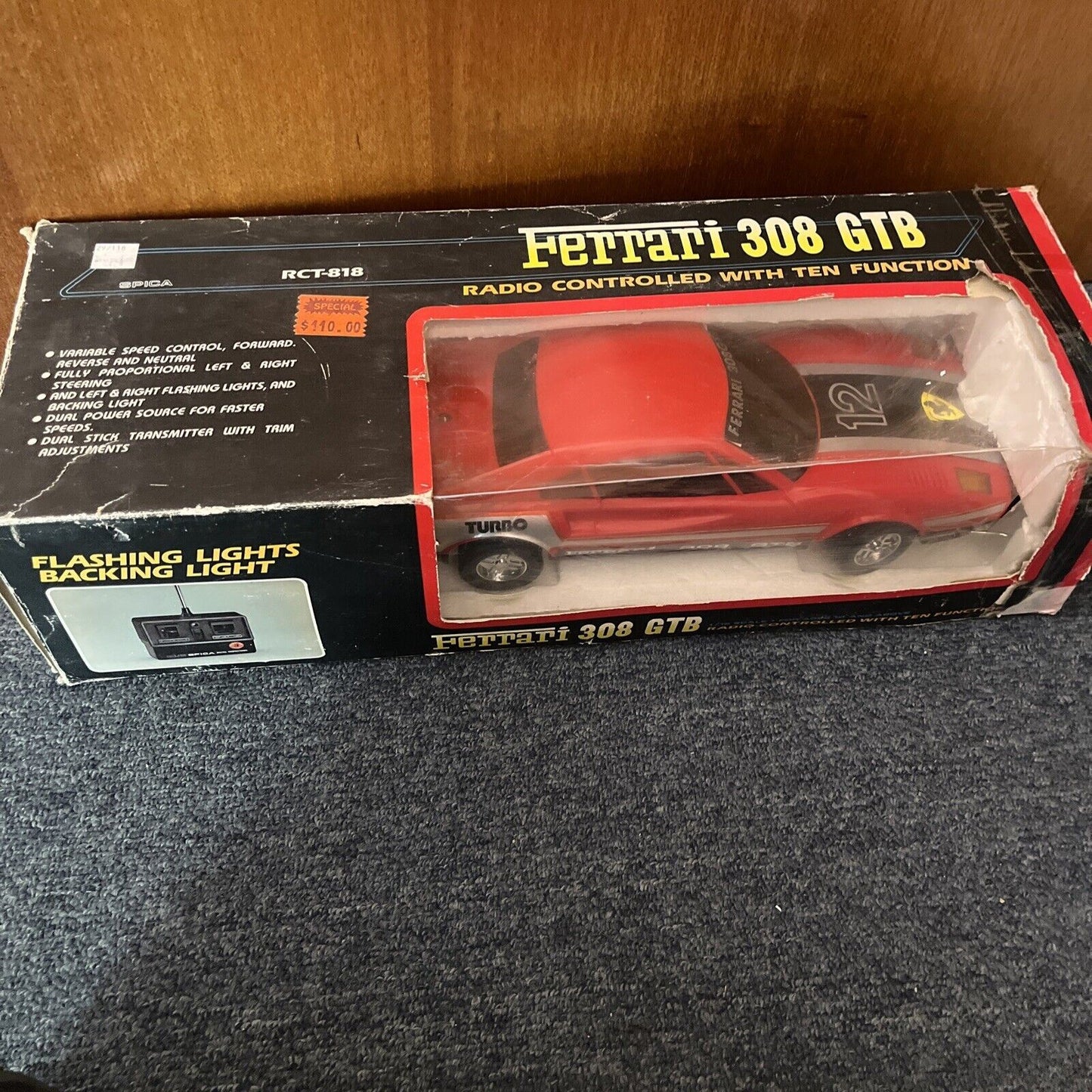 Ferrari 308 GTB Radio Control *Motor runs but not responding to controls well*