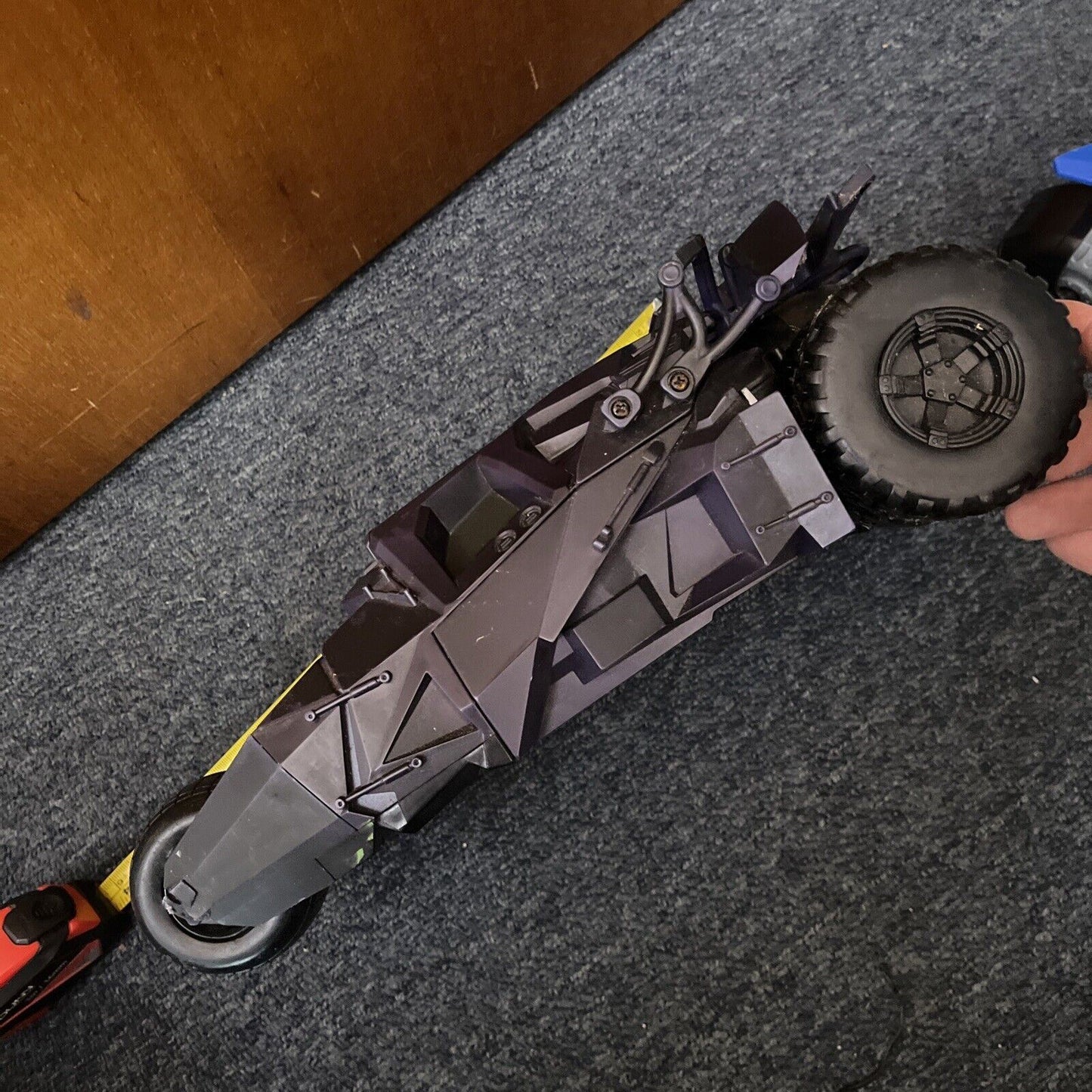 3x Batman Vehicles: Batbot 2013 16", H1387 2015 Batmobile Mattel