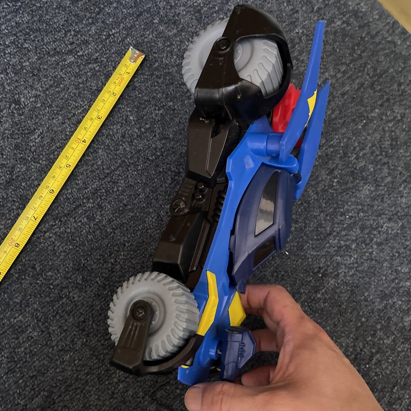 3x Batman Vehicles: Batbot 2013 16", H1387 2015 Batmobile Mattel