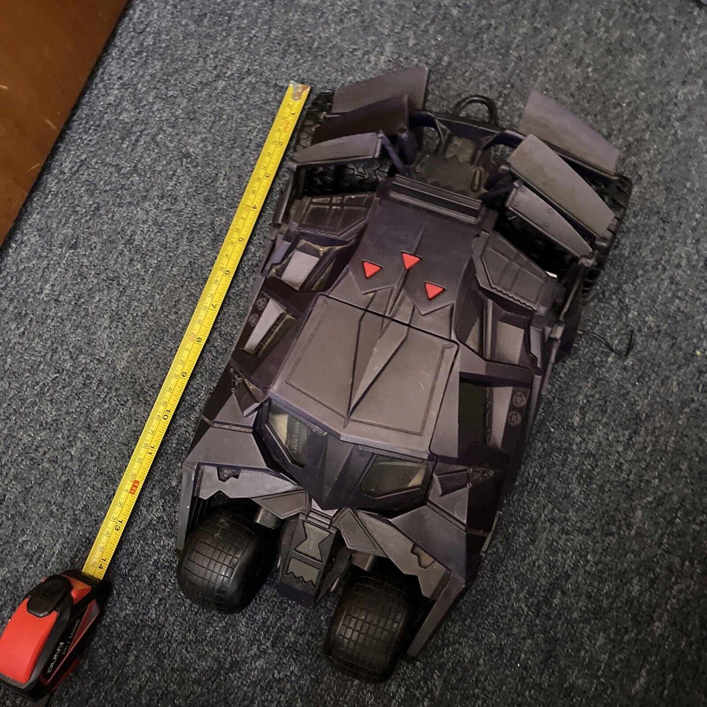 3x Batman Vehicles: Batbot 2013 16", H1387 2015 Batmobile Mattel