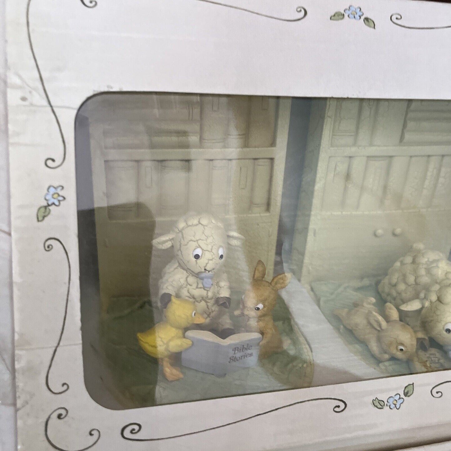 DaySpring Hand Painted Bookends Really Woolly - Christian Baby Gift