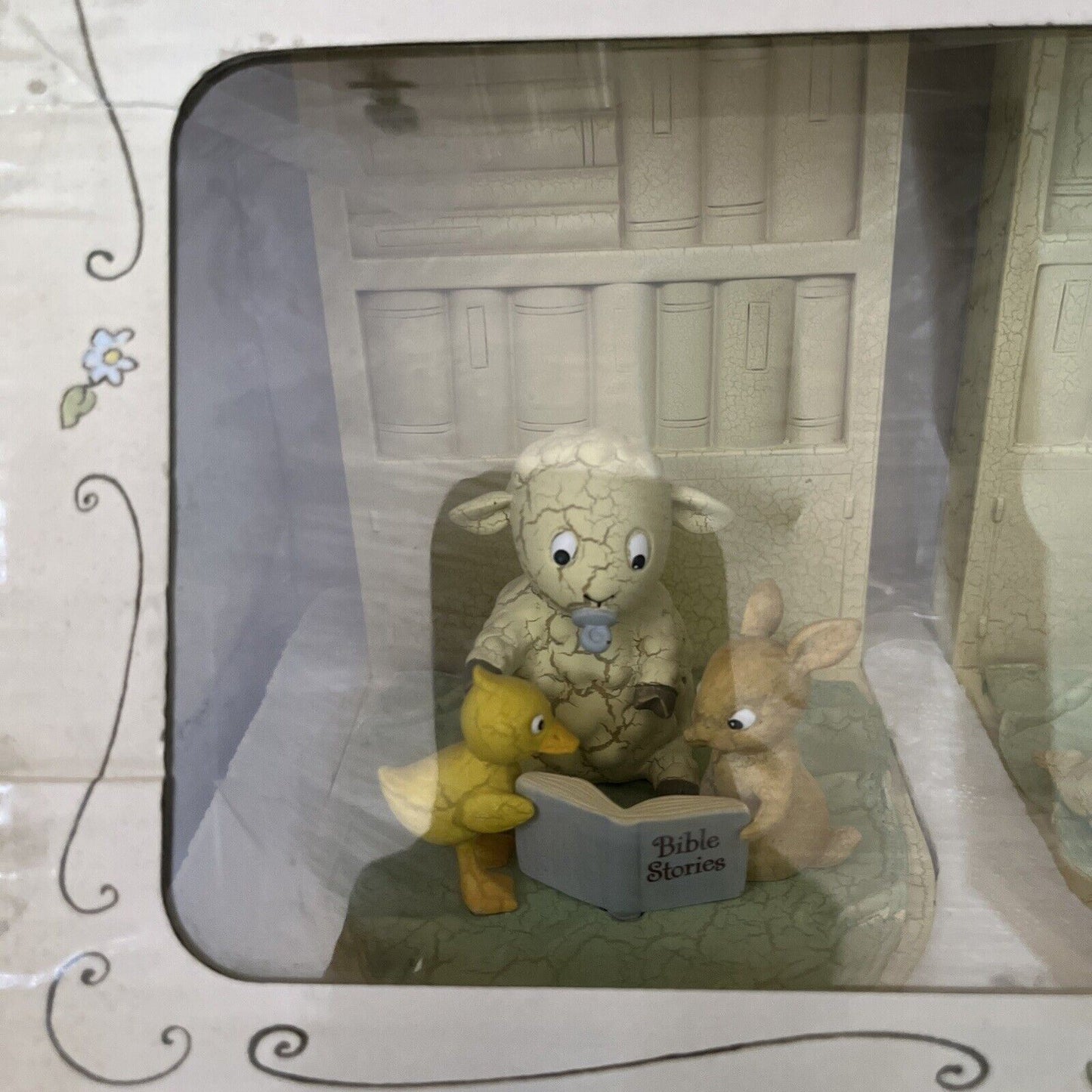 DaySpring Hand Painted Bookends Really Woolly - Christian Baby Gift