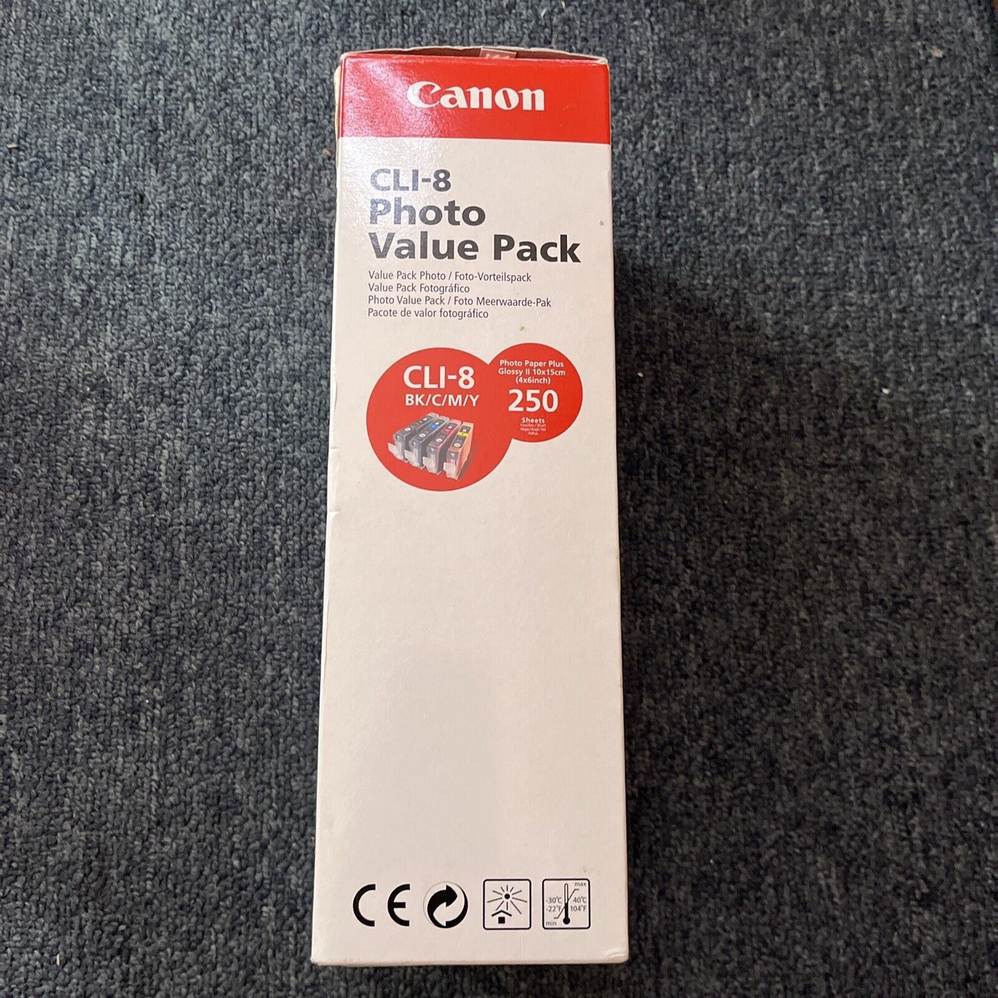 *New* Canon CLI-8 Value Pack Black/Cyan/Magenta/Yellow & Photo Paper