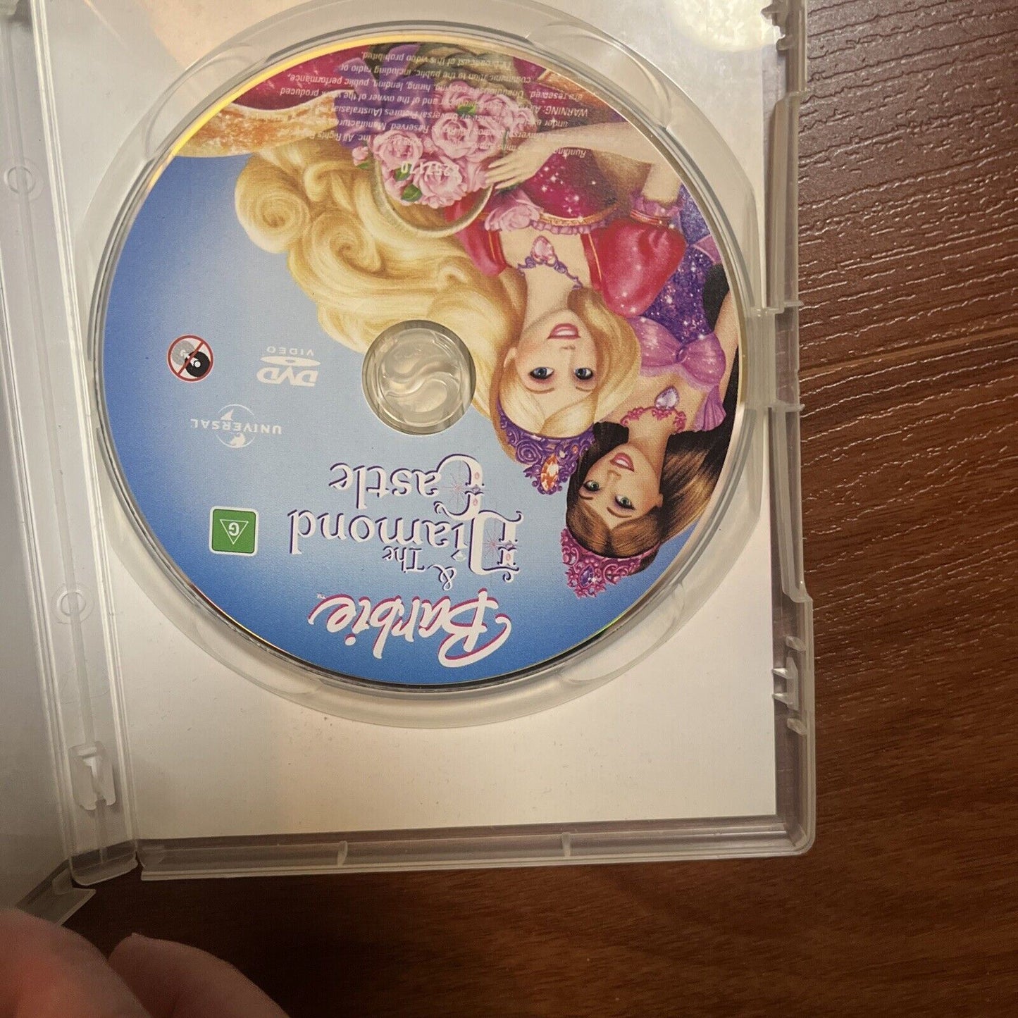 4x Barbie DVDs: Rapunzel / Pearl Princess / Diamond Castle / 12 Dancing Princess