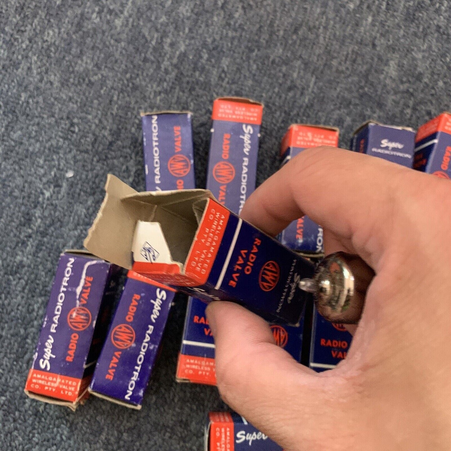 15x Super Radiotron Radio Valve (6x9) Made In Japan