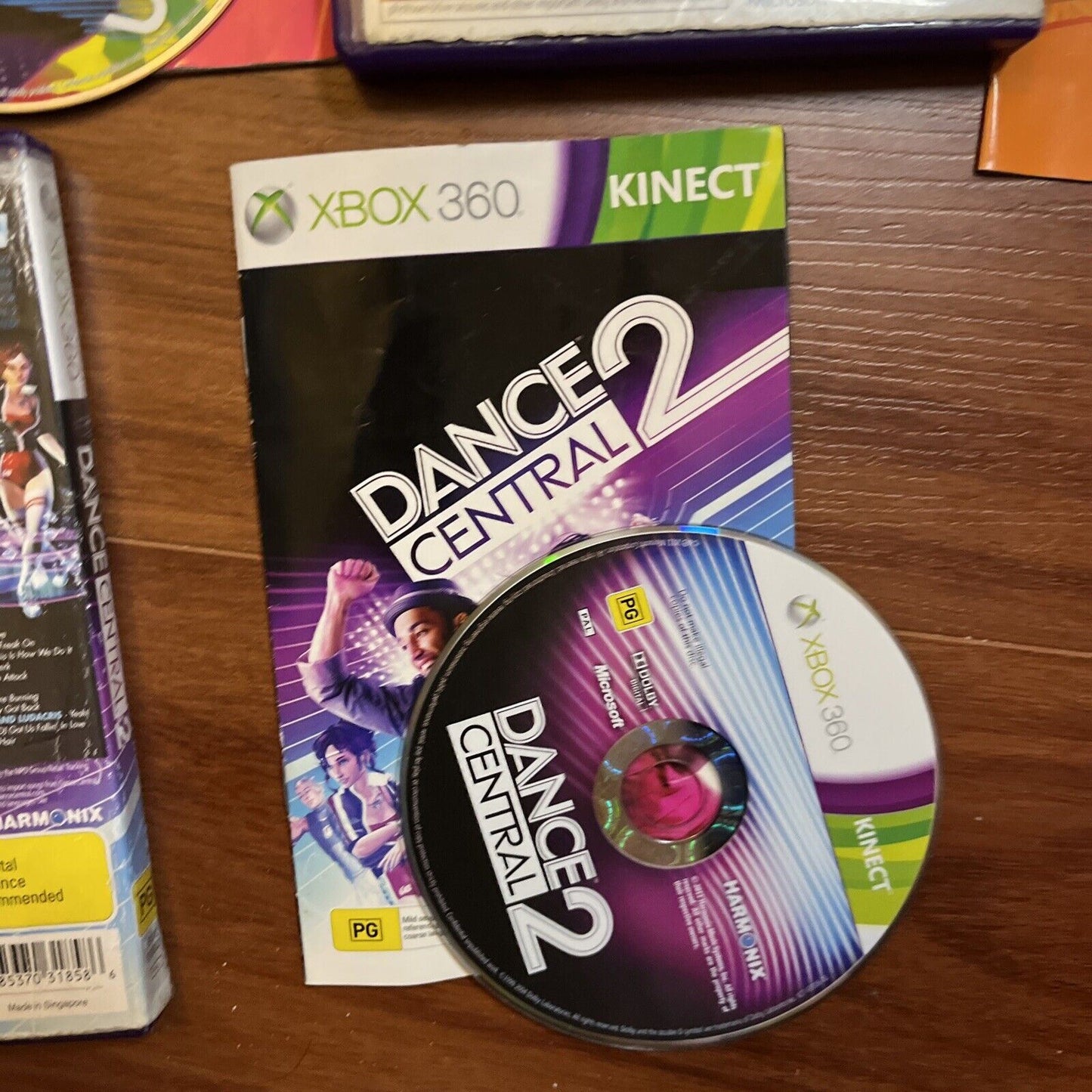 Just Dance 2014 & 3 / Dance Central 2 Microsoft Xbox 360 Kinect With Manual PAL