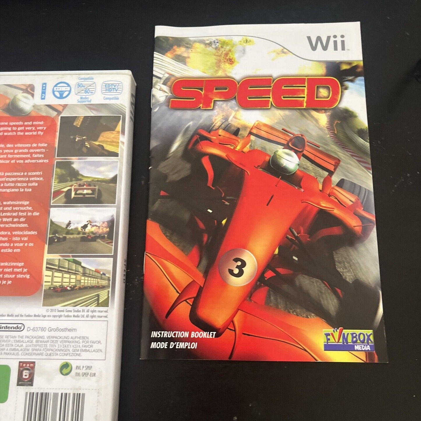 Speed Nintendo Wii PAL With Manual