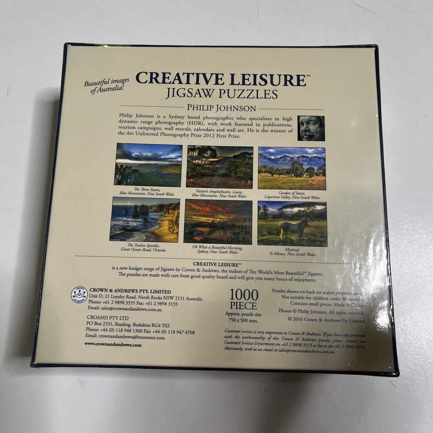 *New Sealed* The Three Sisters Phillip Johnson Creative Leisure Jigsaw 1000pc