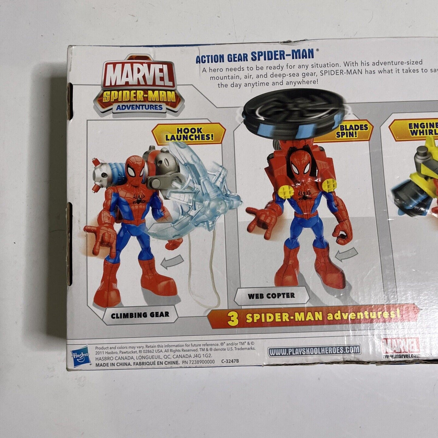 Marvel Spider-Man Adventures Action Gear Spider-Man 2011