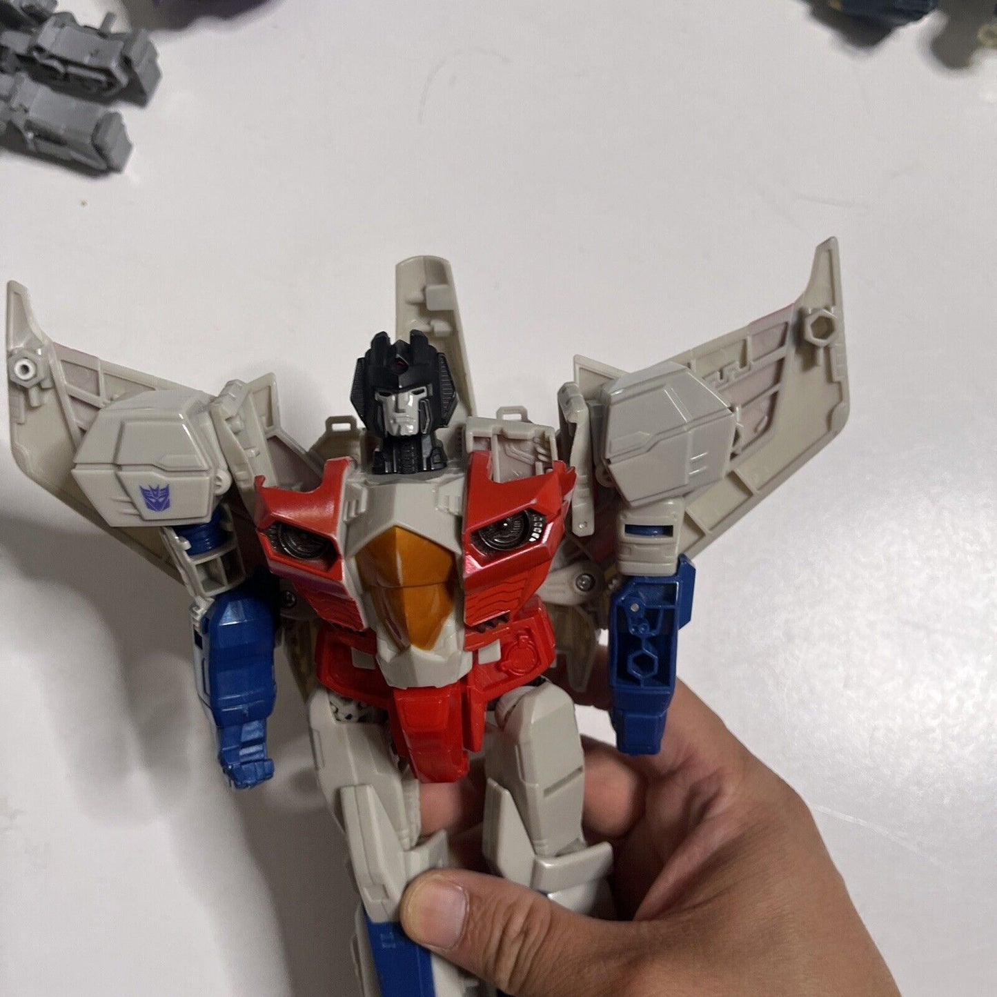 6x Transformers Starscream Megatron *Some missing parts and broken pieces*
