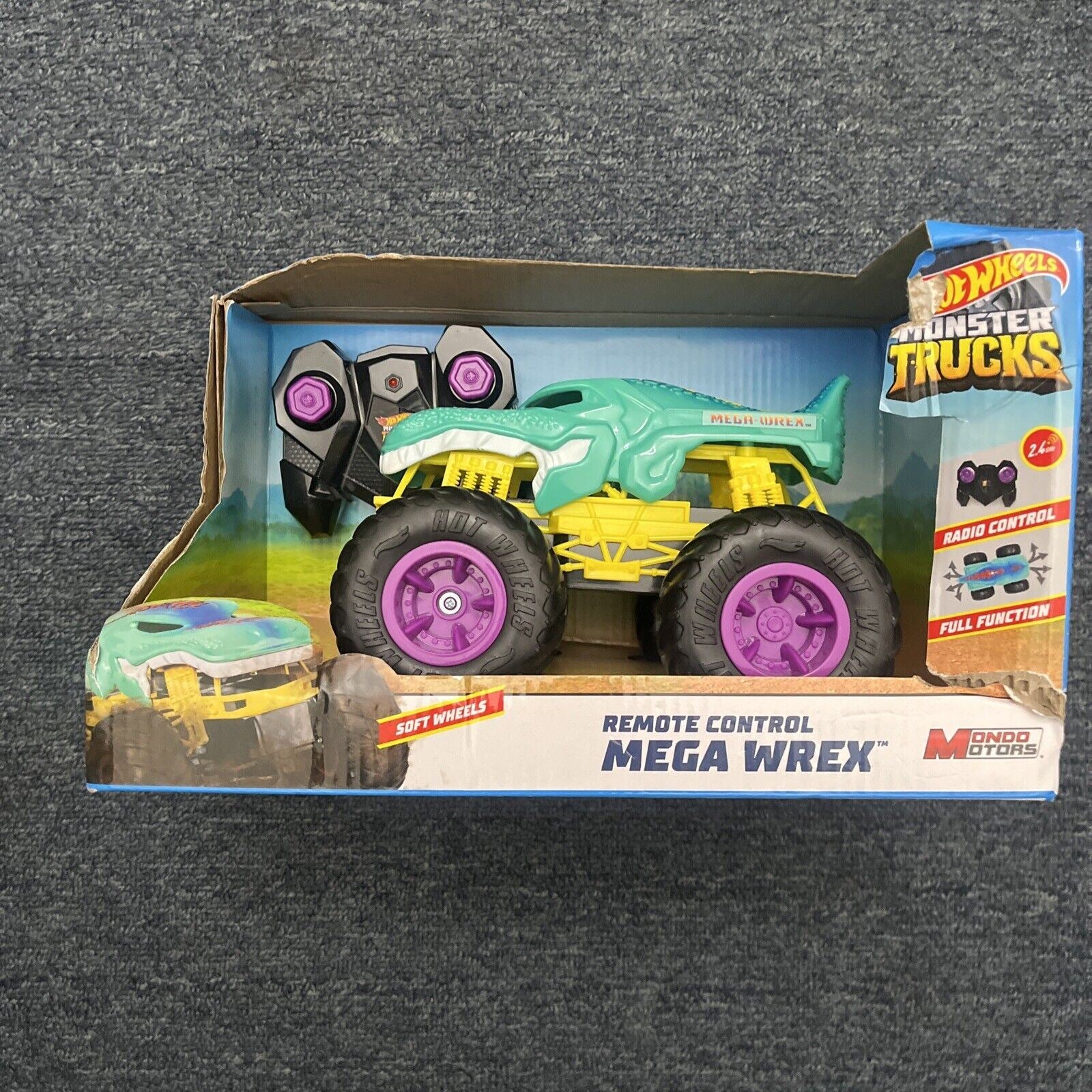 Hot Wheels Monster Truck Remote Control Mega Wrex 63690 – Retro Unit