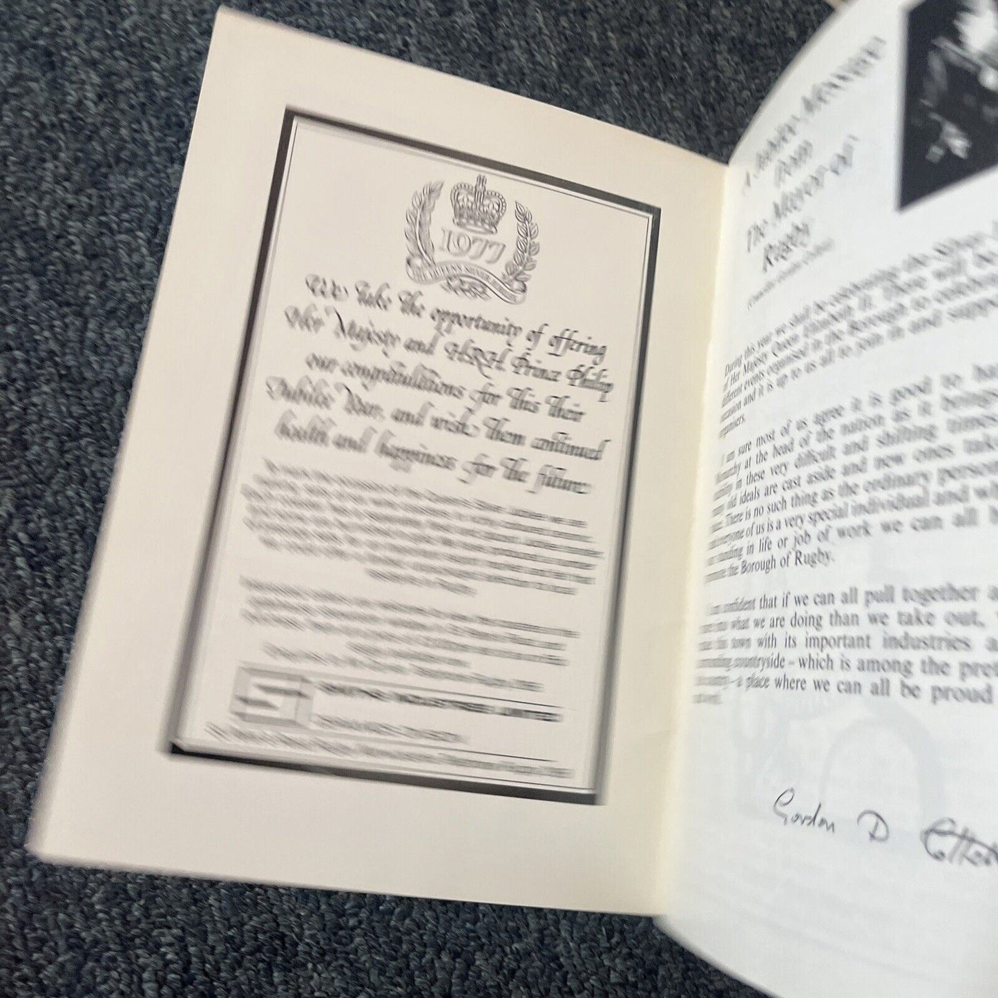 The King's Silver Jubilee 1936 Souvenir & 1977 Silver Jubilee Rugby Souvenir