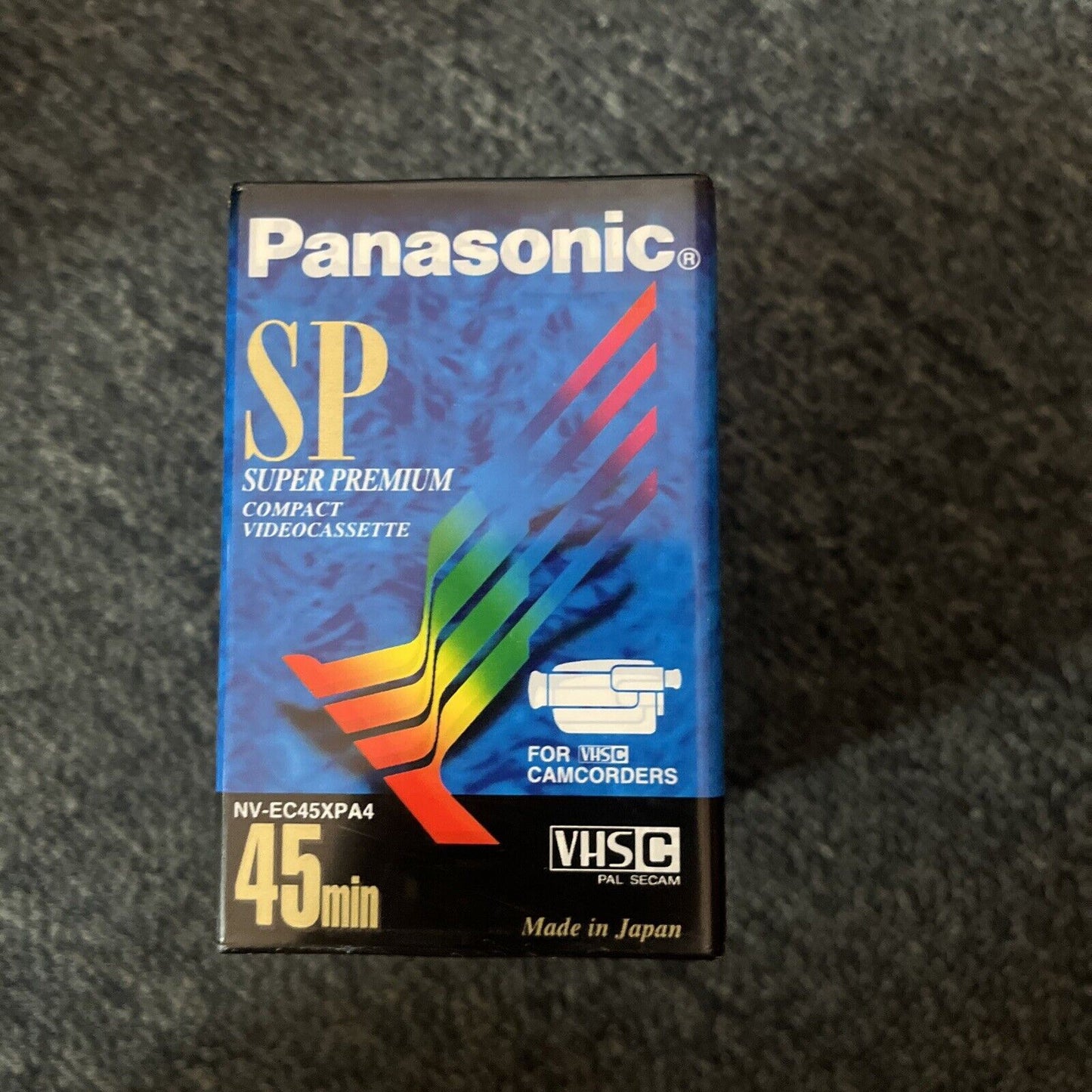 *New Sealed* 4x Panasonic VHS-C Compact Videocassette EC-45 Super Premium