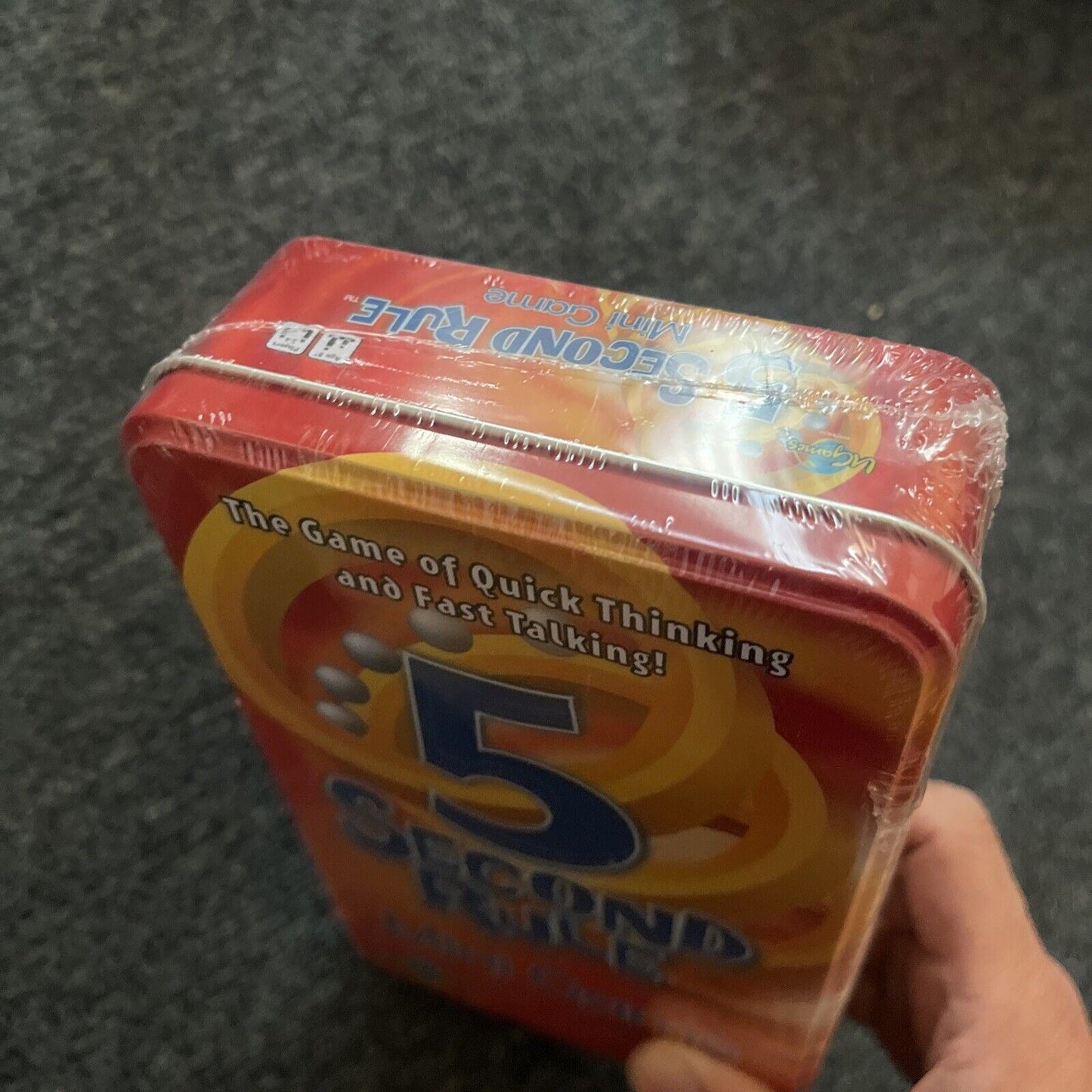 *New Sealed* 5 Second Rule Mini Board Game 04475TIN