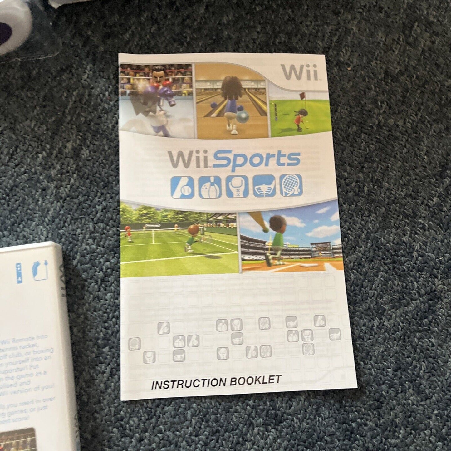 Wii Sports Nintendo Wii with Sports Pack Accessories Tennis Golf Bat PAL