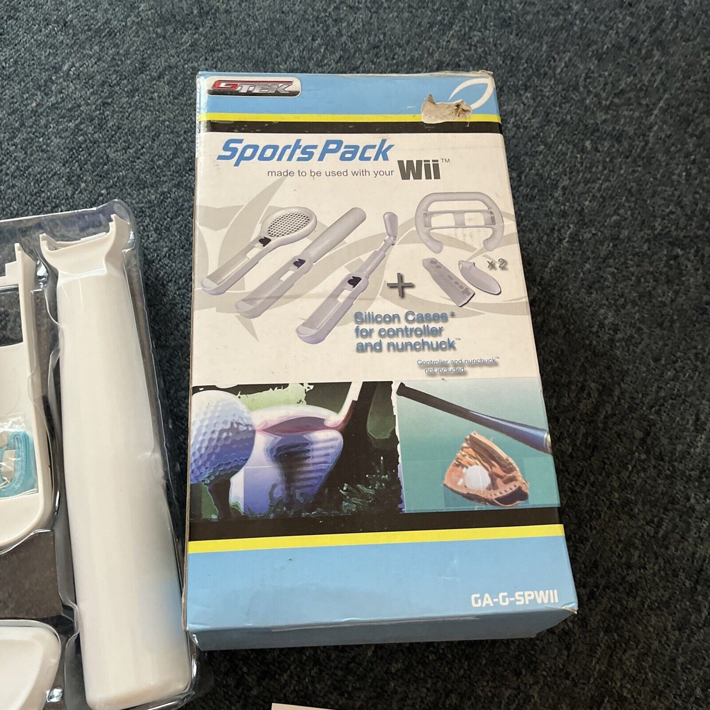 Wii Sports Nintendo Wii with Sports Pack Accessories Tennis Golf Bat PAL