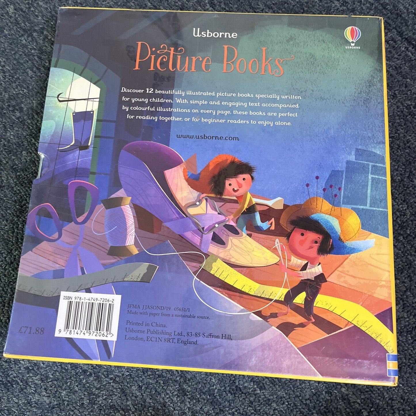 *New Sealed* Usborne Picture Books 12 Book Box Set Usborne Publishing