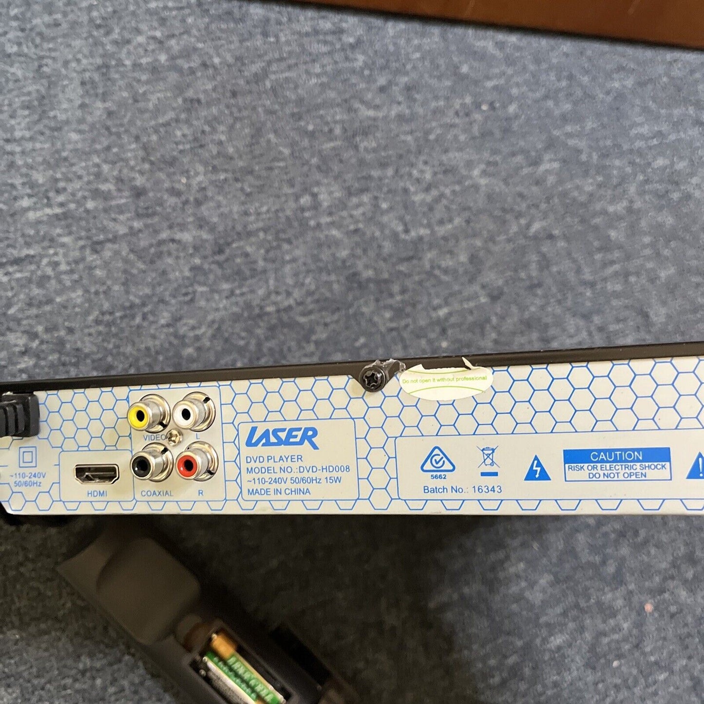 LASER DVD-HD008 DVD Player with Multi Region Support