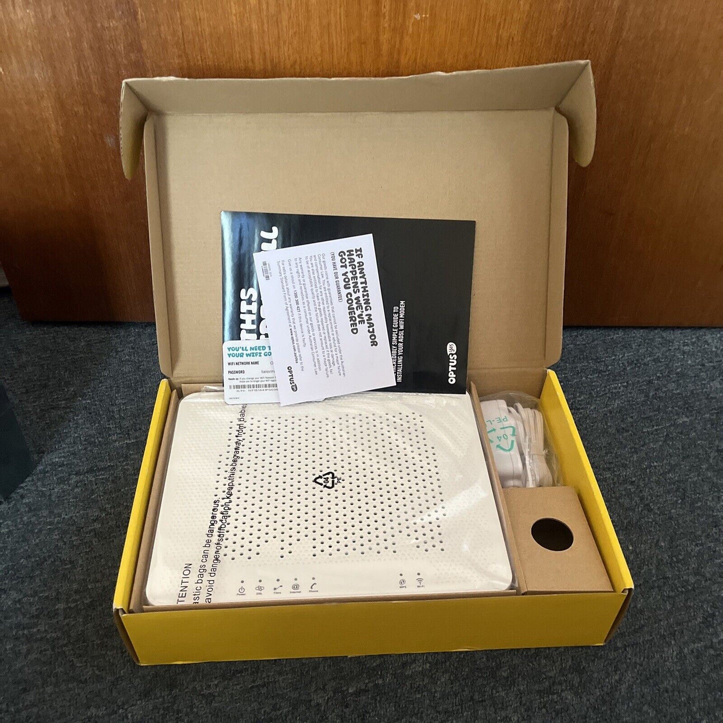 *New Never Used* Optus Sagemcom Fast 3864OP ADSL Wifi NBN Router Modem