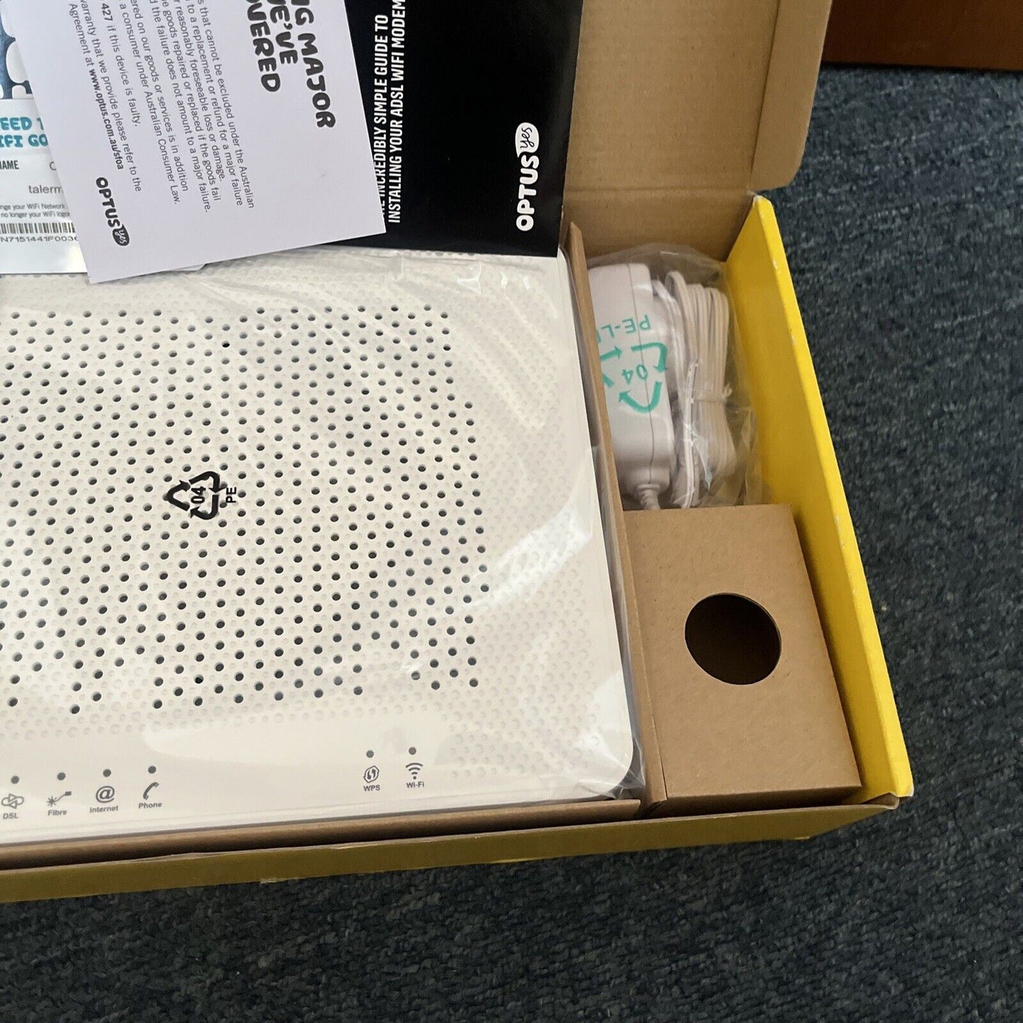*New Never Used* Optus Sagemcom Fast 3864OP ADSL Wifi NBN Router Modem